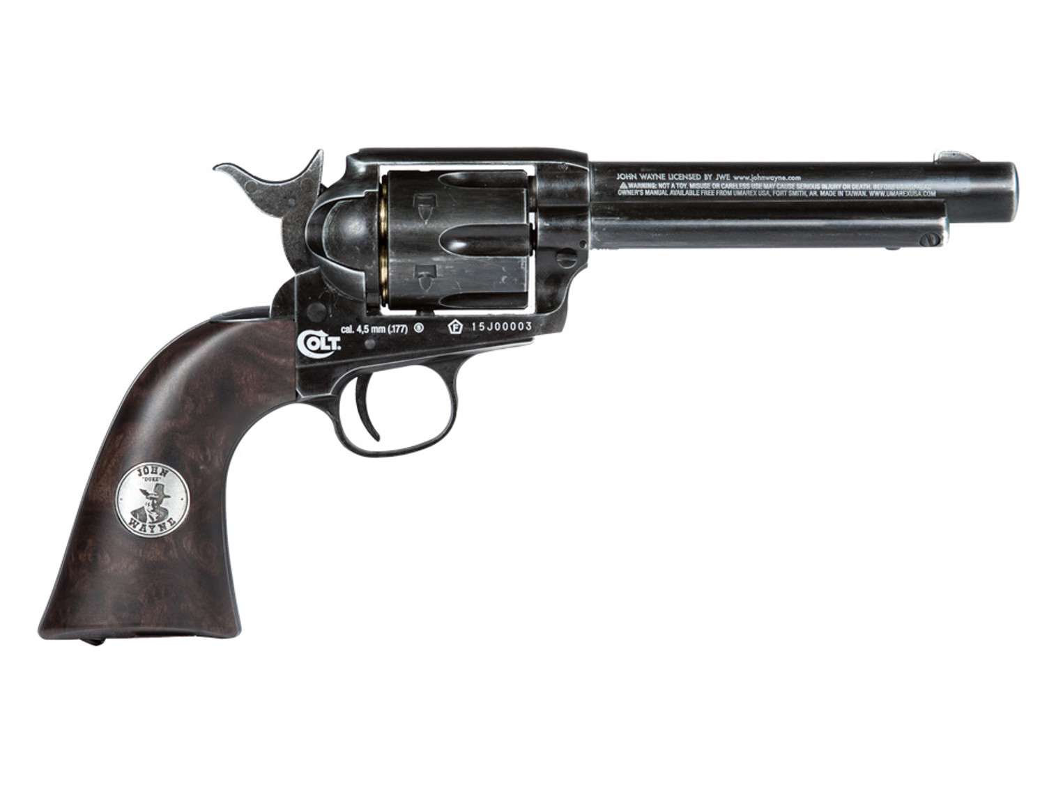 Duke Colt CO2 Pellet Revolver - Weathered