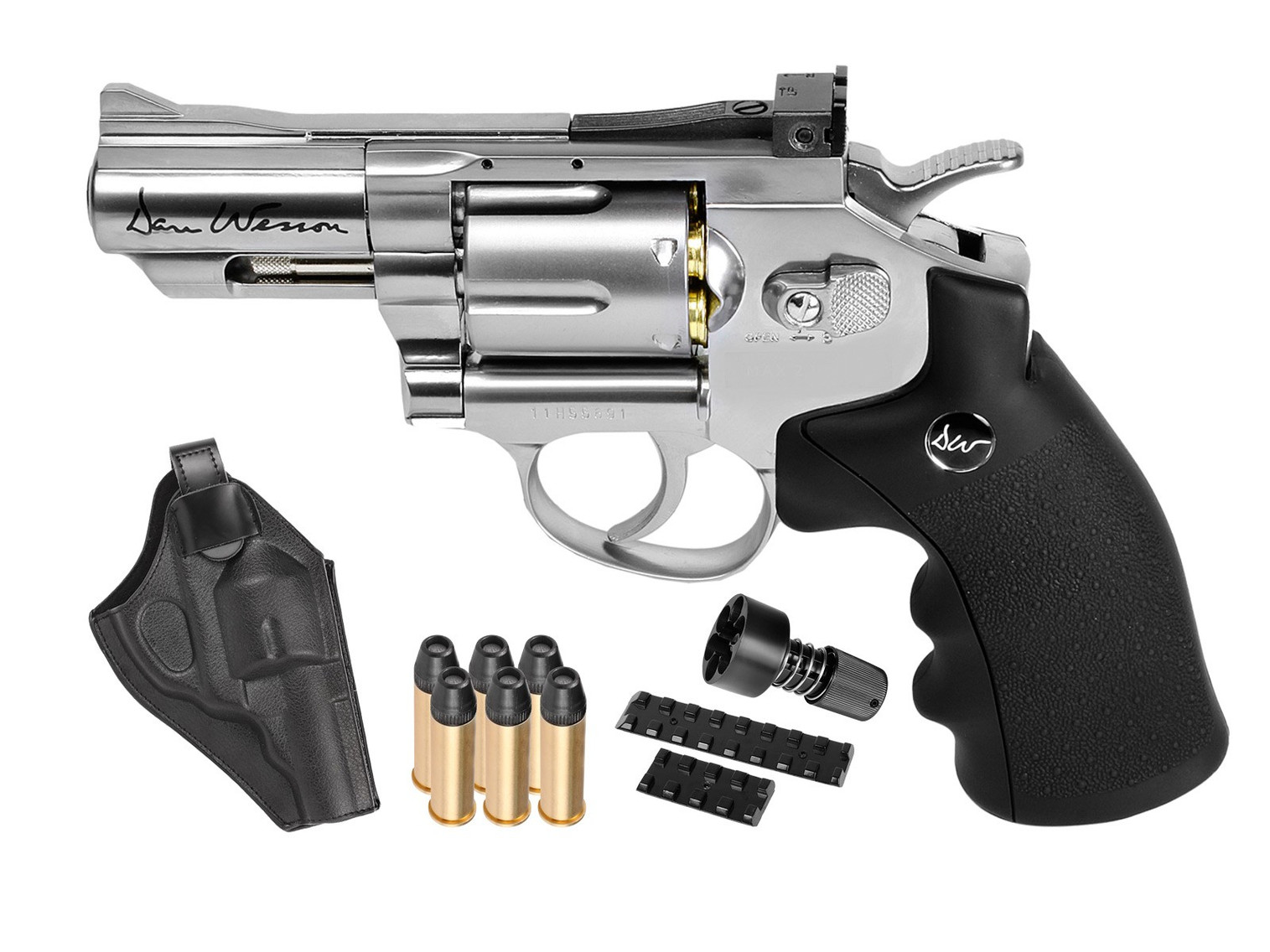 Dan Wesson 2.5" CO2 Pellet Revolver Kit - Silver