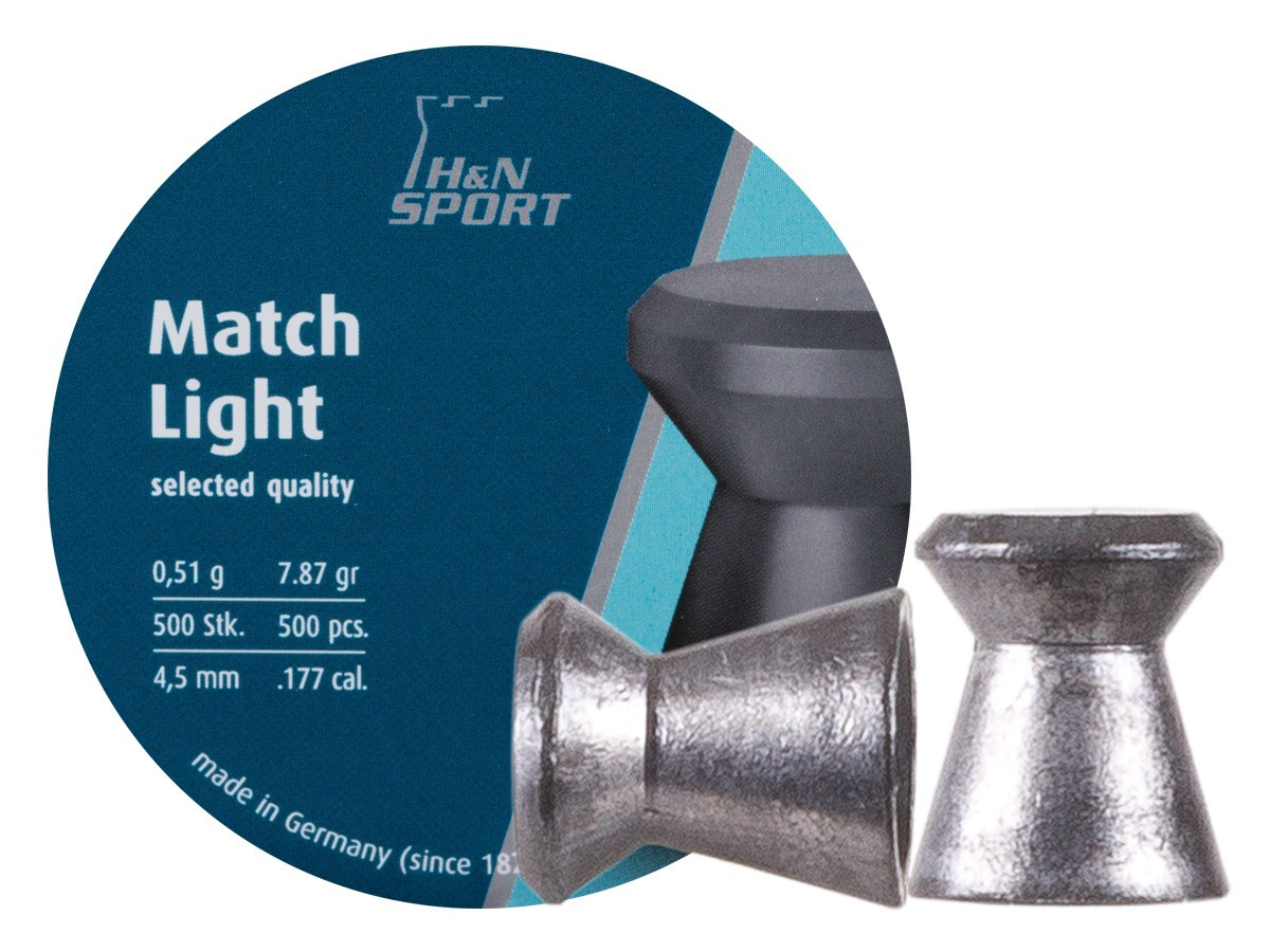 RWS R10 Match Premium 4.49mm 8.2 Grain Wadcutter Pellets - 500
