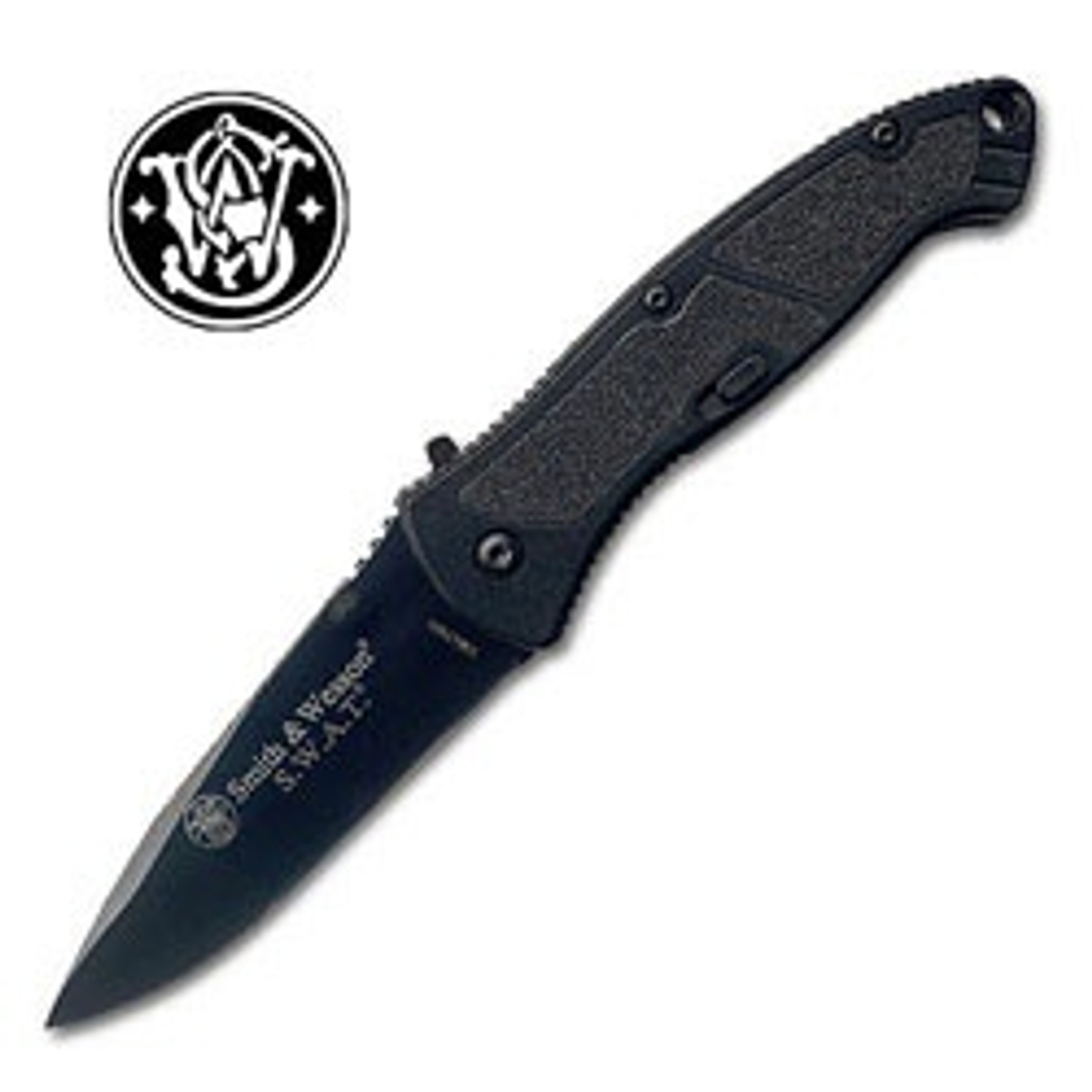 Smith & Wesson Swat Medium Assisted Open Folding Knife - Black