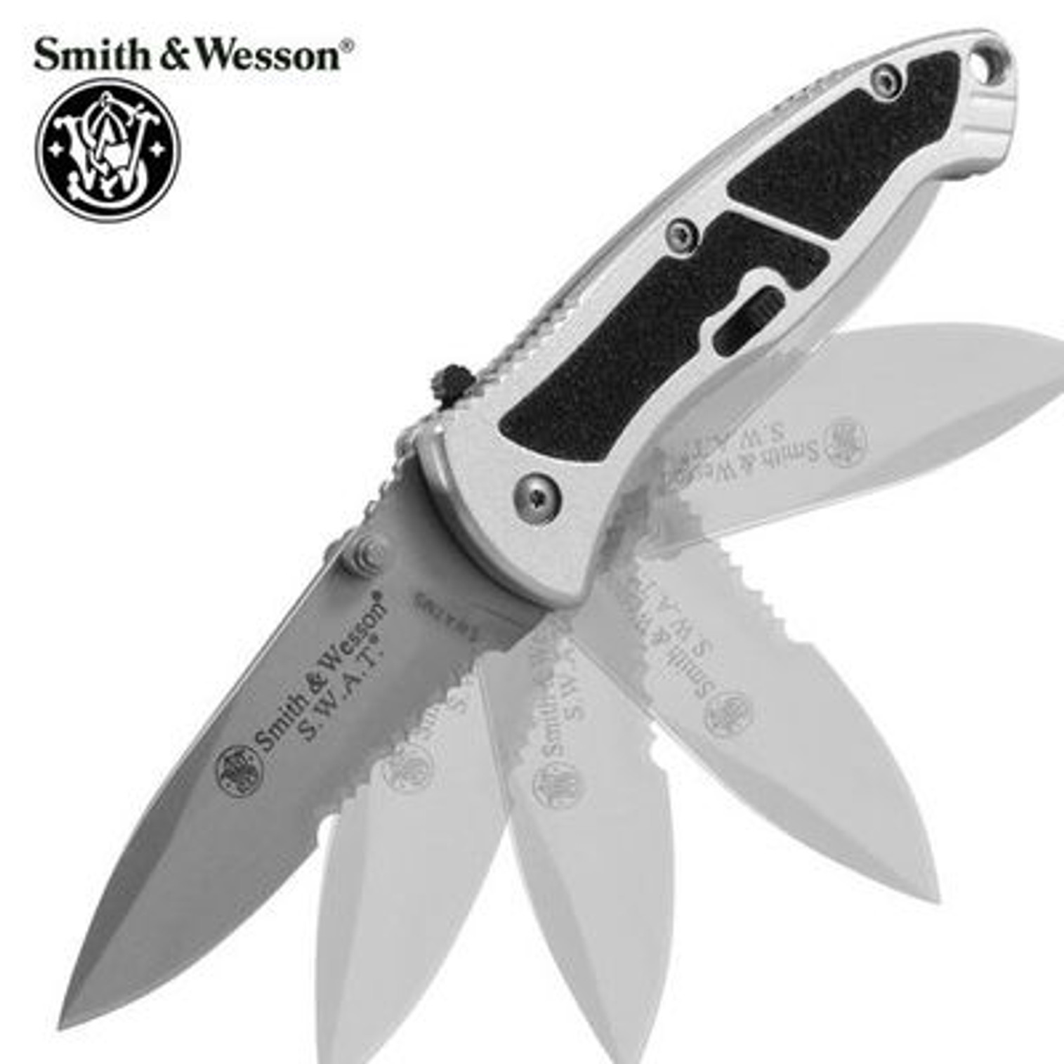 Smith & Wesson SWAT Serrated Assisted Opening Folding Knife