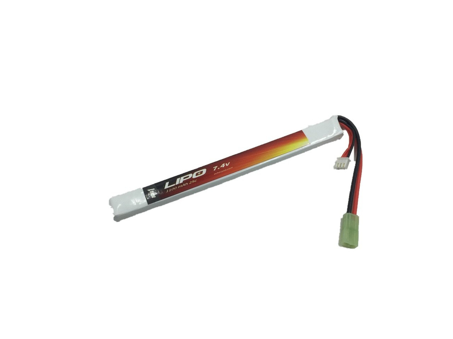 Echo1 Lipo #8: 7.4V 1100mAh 25C Stick Lipo