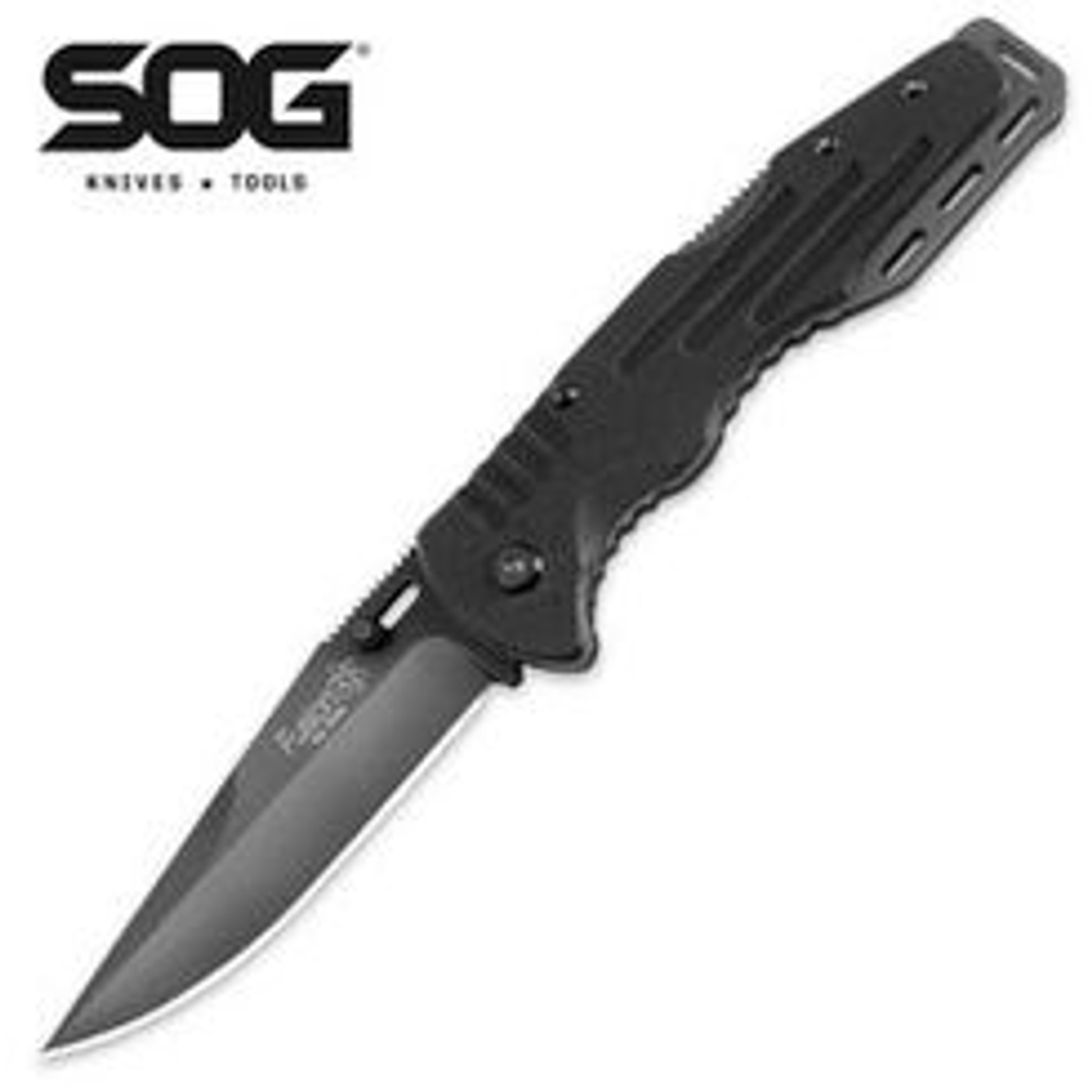 SOG Black Oxide Salute Knife