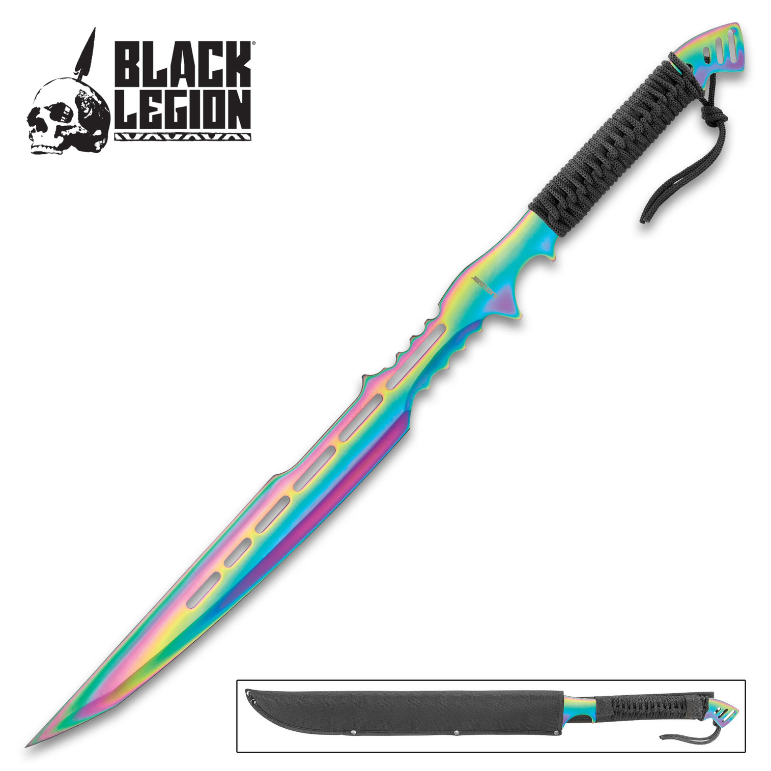 Black Legion Atlantis Fantasy Sword With Sheath