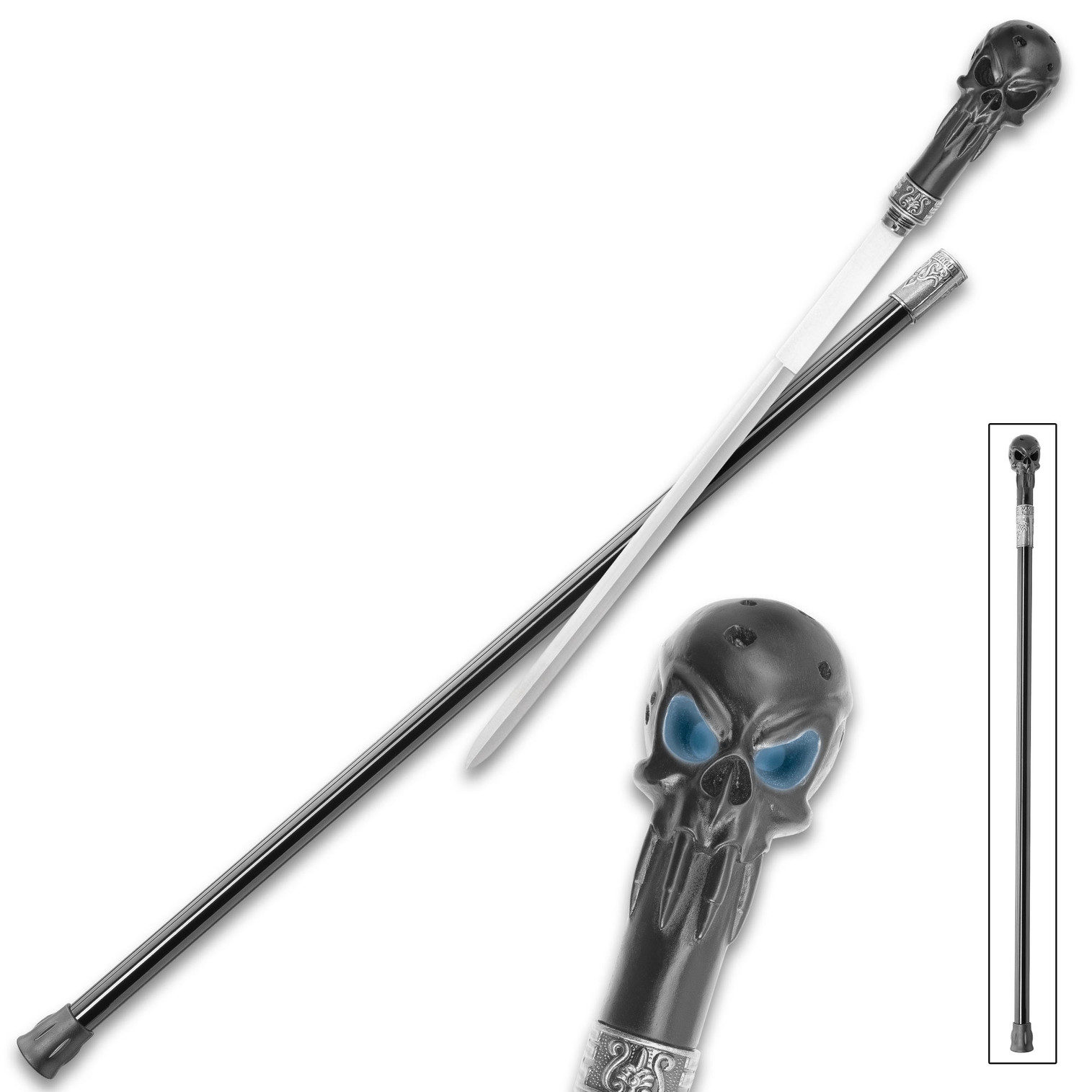 Punisher Sword Cane With LED Lights