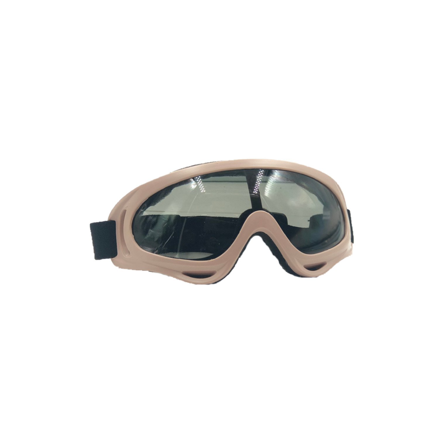 Bravo Airsoft Tactical Goggles V2 Tan Frame/Black Lens