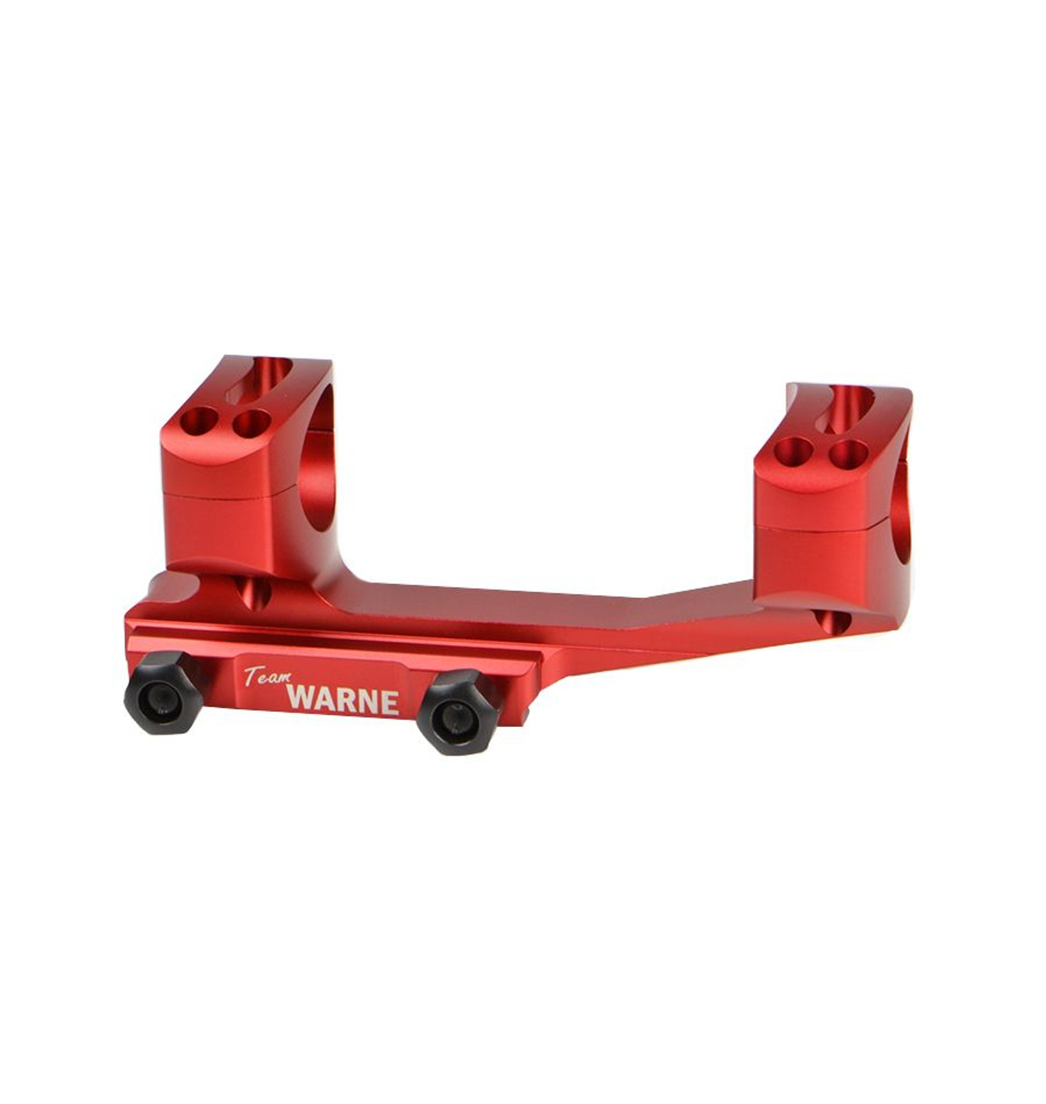 Warne Gen 2 Extended Skeletonized 1 inch MSR Mount - Red