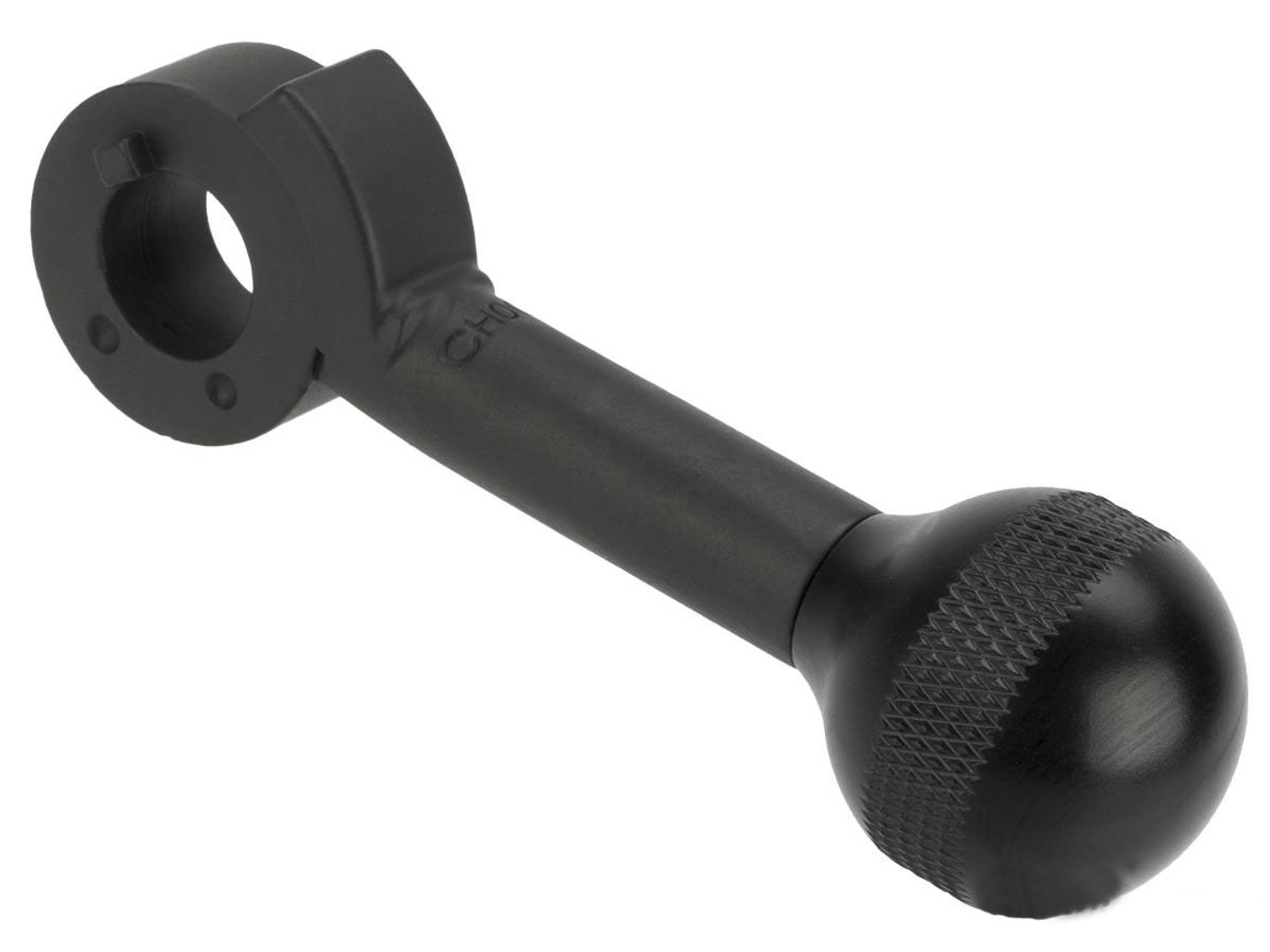 Amoeba CNC Machined Bolt Handle for Striker S1 Airsoft Sniper Rifle (Color: CH-15 / Matte Grey)