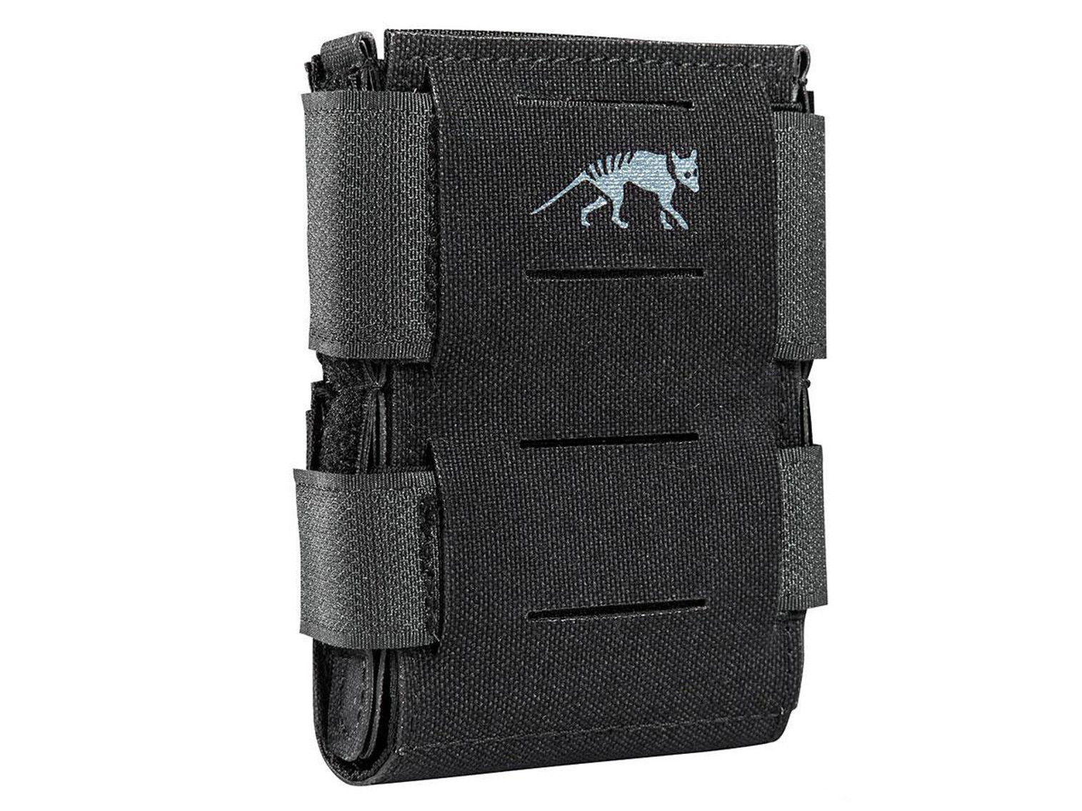 Tasmanian Tiger Low-Profile Laser Cut Rifle Magazine Pouch (Color: Black)