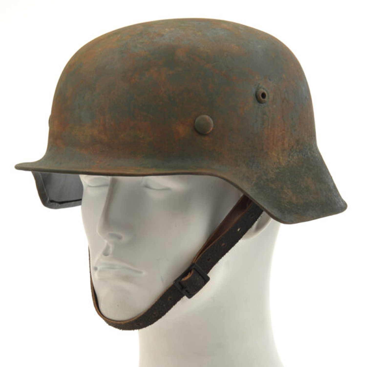 German WW2 Wehrmacht M1942 M42 Helmet Hand Aged
