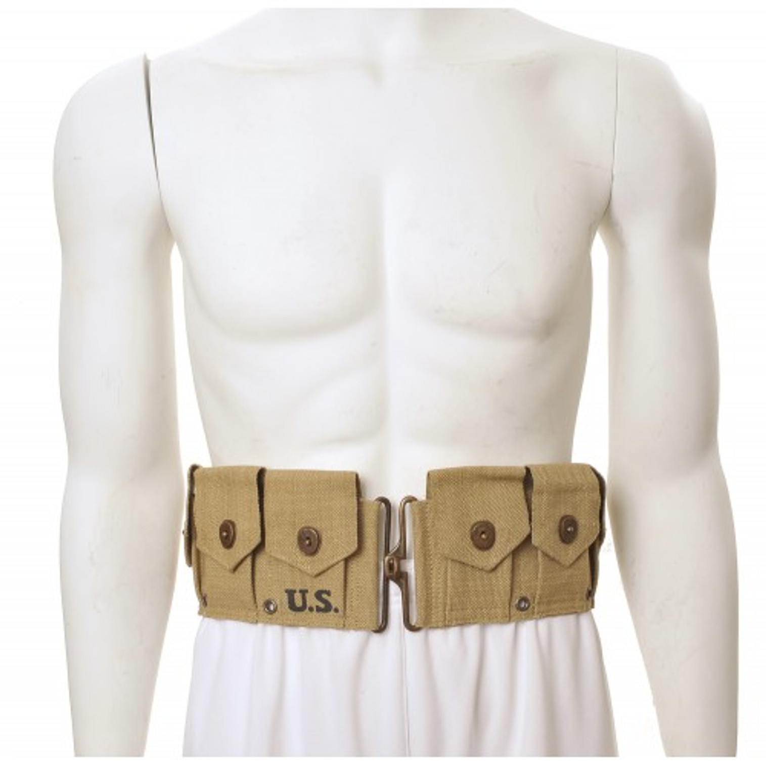 US M1 Garand M1923 Cartridge Belt - Khaki