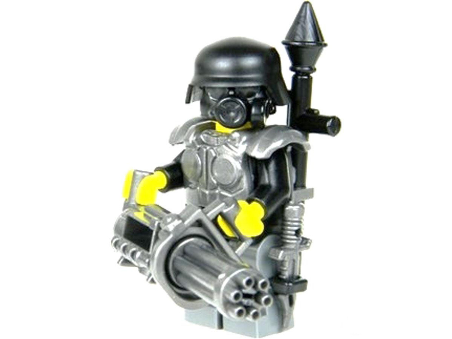 Battle Brick Customs Military Mini-Figure (Model: Apocalyptic Gunner)