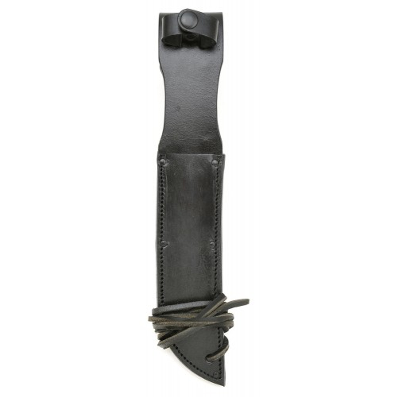 Vietnam Era Black Leather Sheath For US Navy Mark 2 MK 2 Ka-Bar Knife