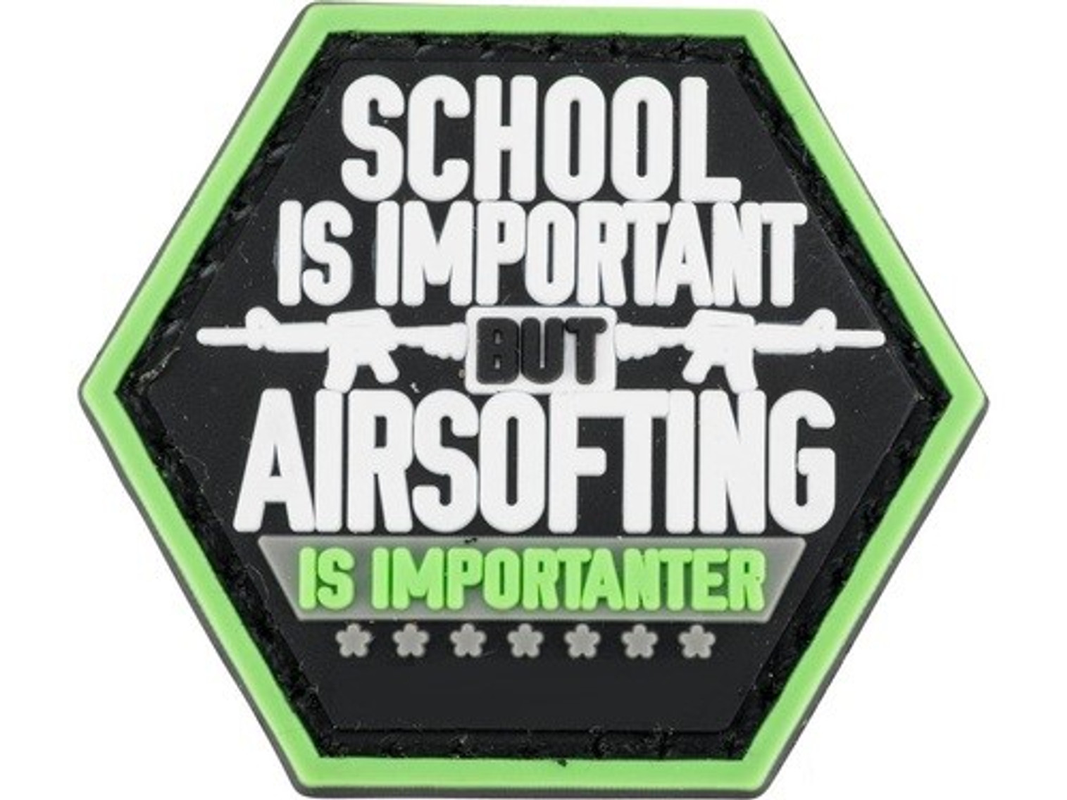 PVC Hex Patch Catchphrase Series - Airsofting is Importanter