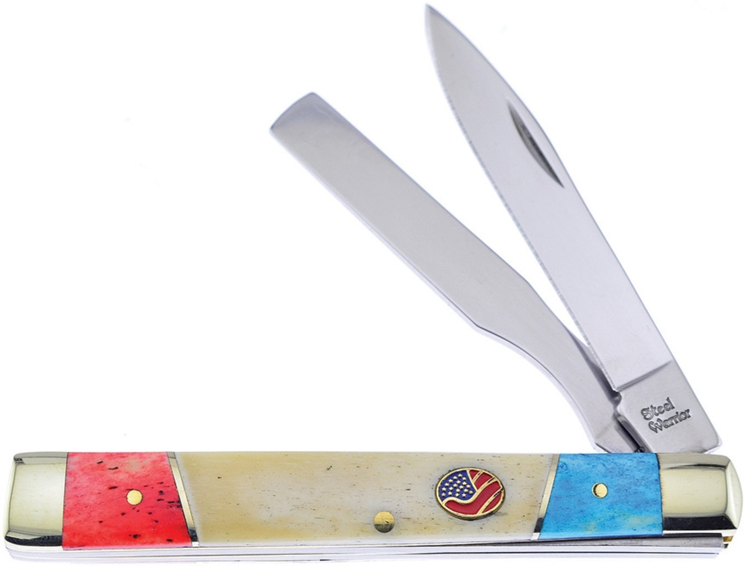 Doctors Knife Red White Blue