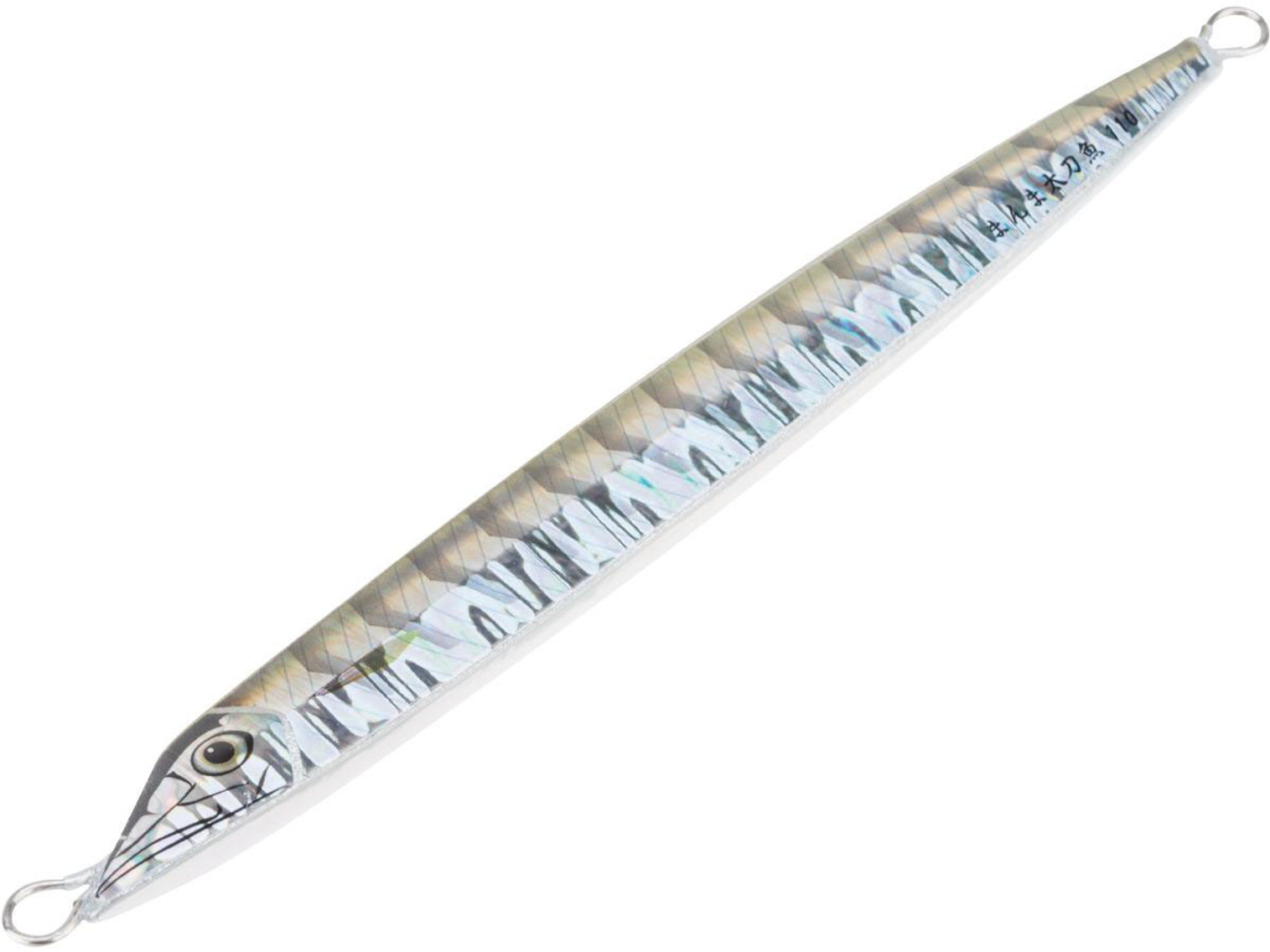 Sea Falcon "Cutlass Semi-Long" Holographic Deep Sea Fishing Jig (Model: Barracuda / 110g)