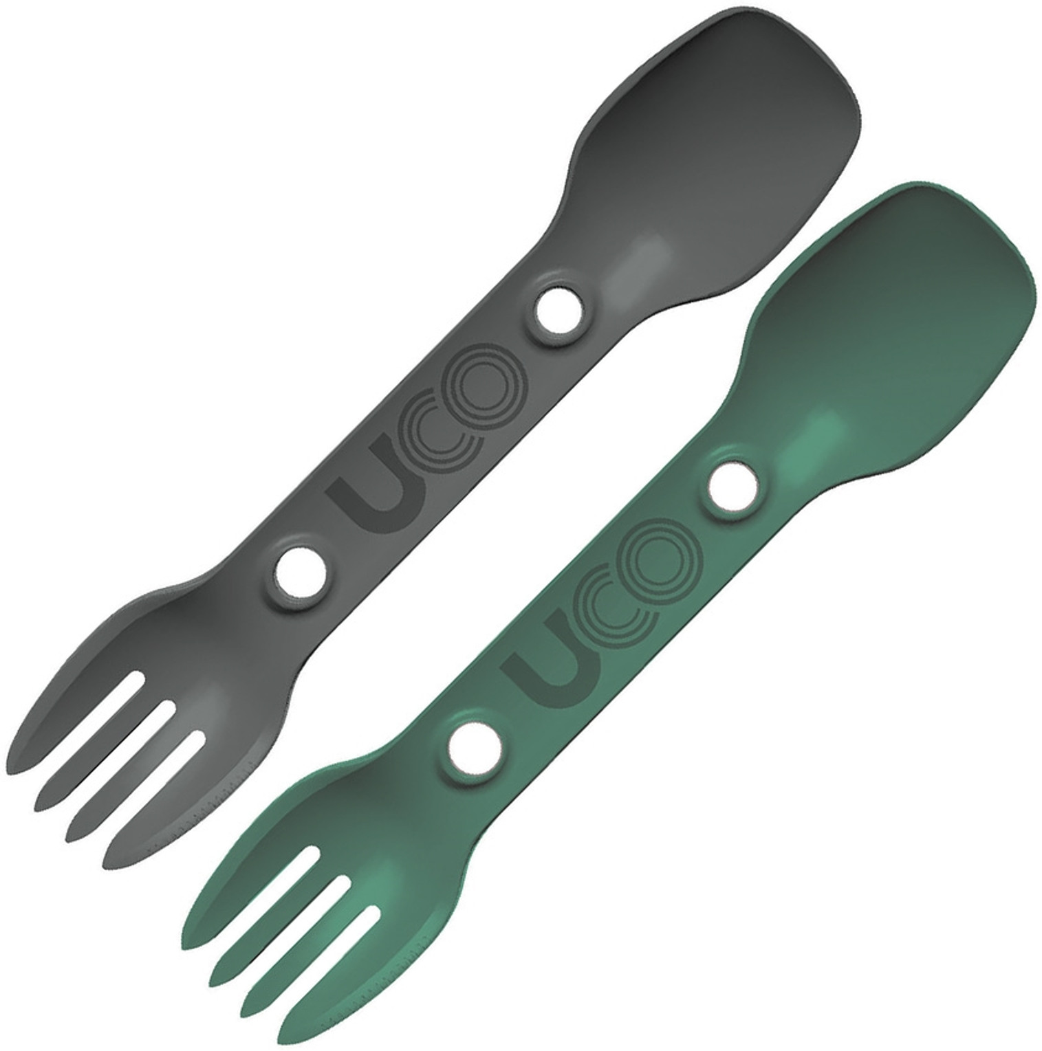 Utility Spork 2pk w/Cord Green