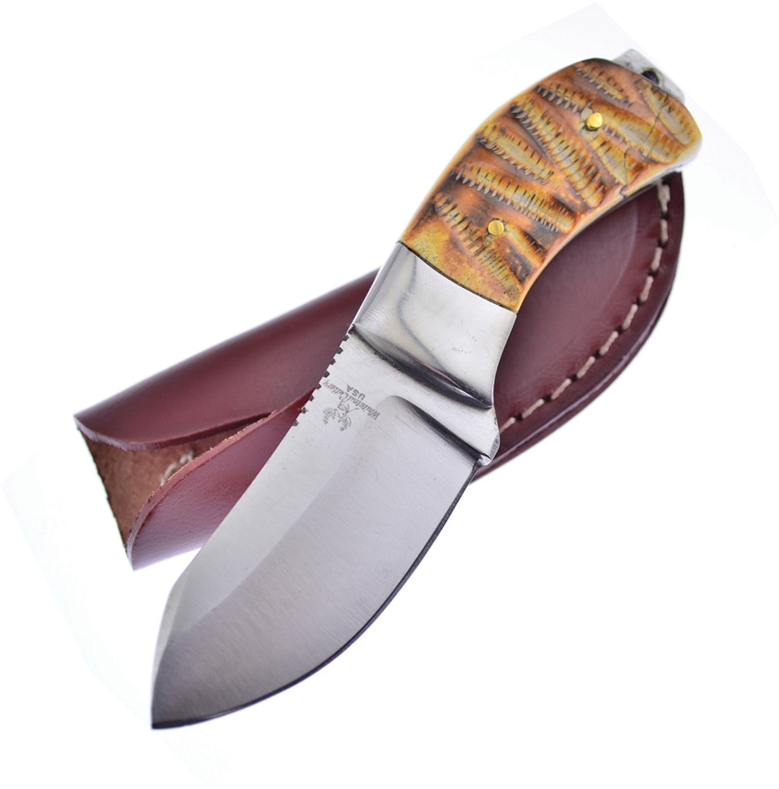 Fixed Blade with Leather Sheat