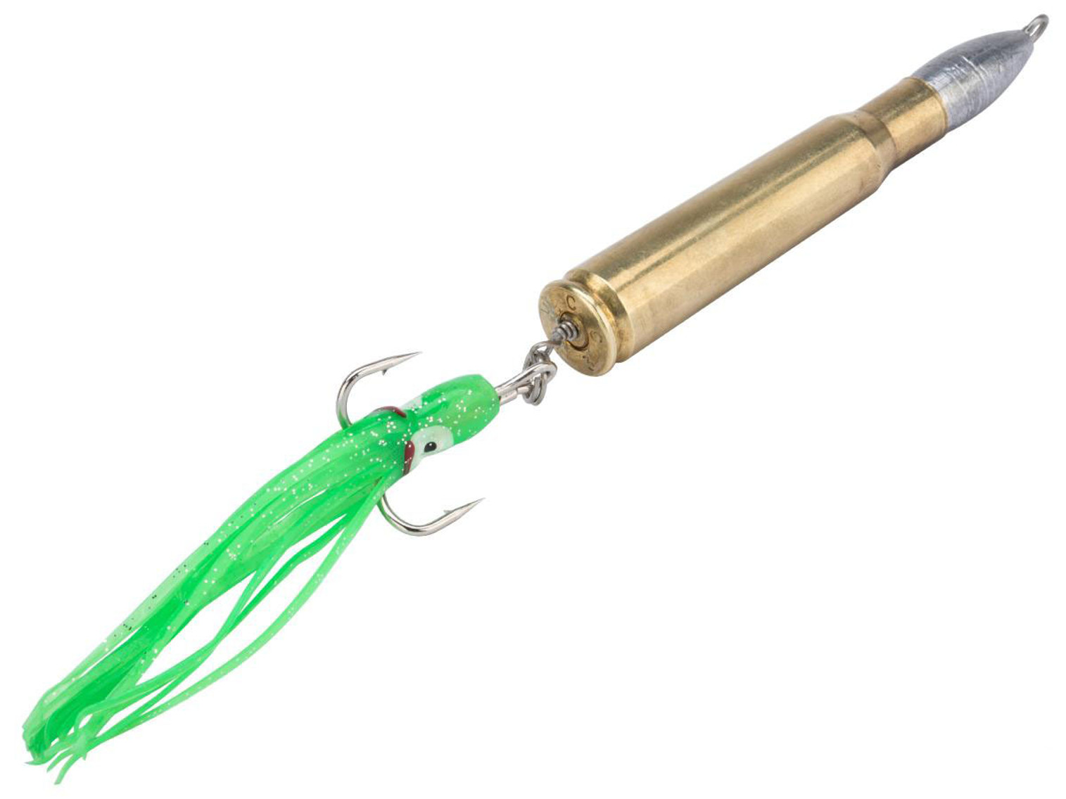 The Fishing Armory .50BMG Cod Round Lure (Color: Green / 6oz)