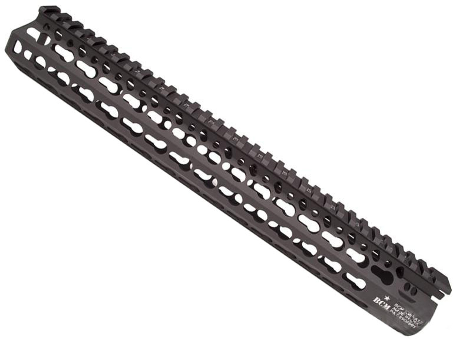 BCM GUNFIGHTER KMR Alpha KeyMod Modular Rail for AR15 Rifles (Length: 13" / Black)