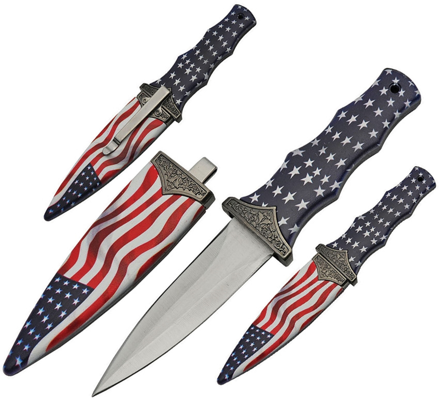 Boot Knife American Flag