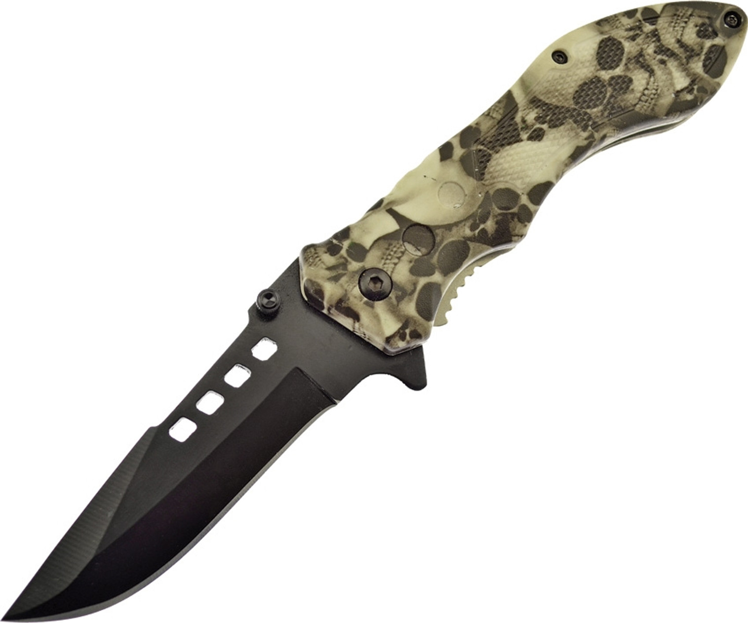 Skull Camo Linerlock A/O