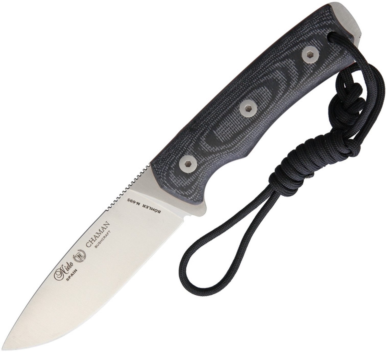 Chaman Bushcraft Black Micarta