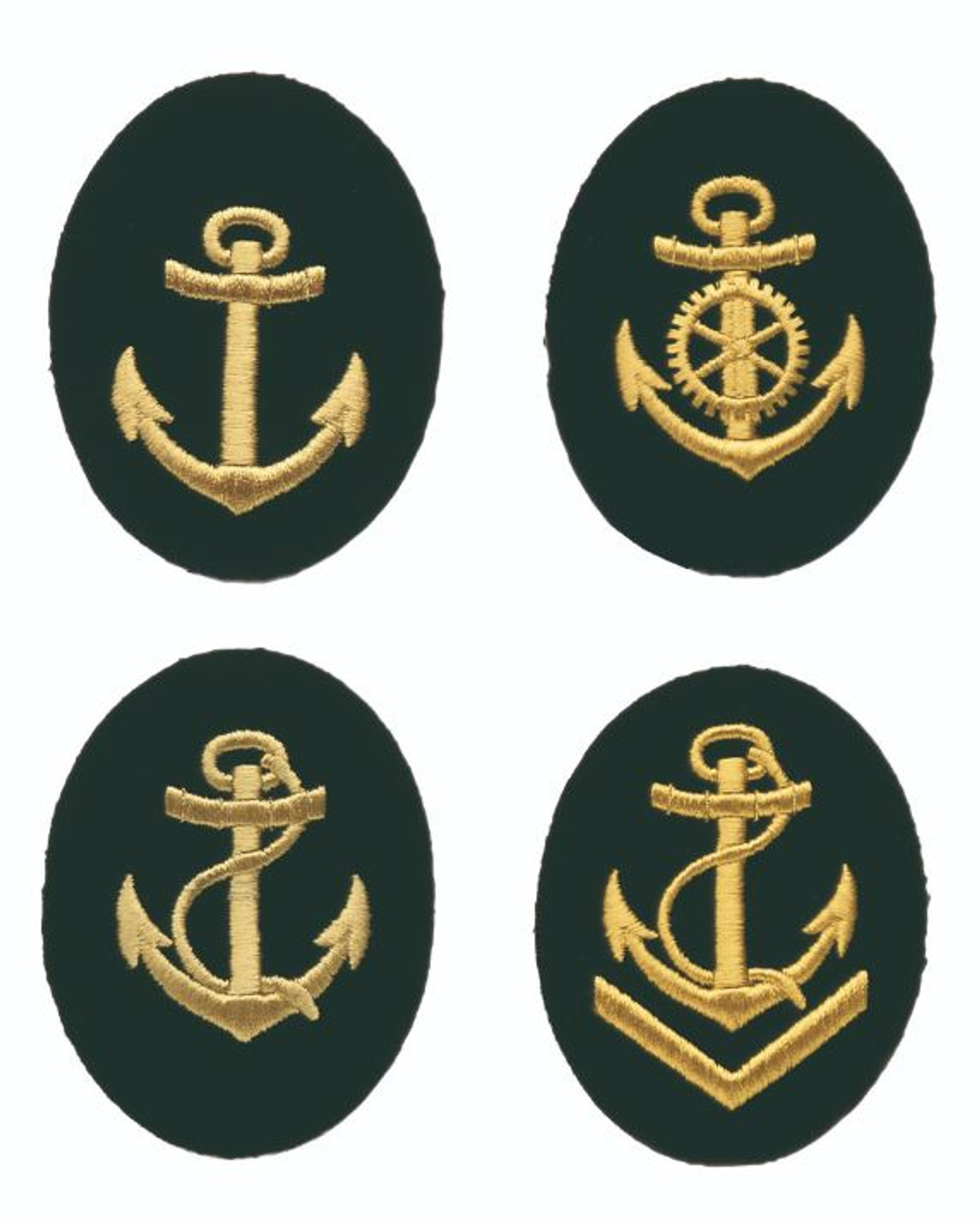 East German Navy Branch Patches