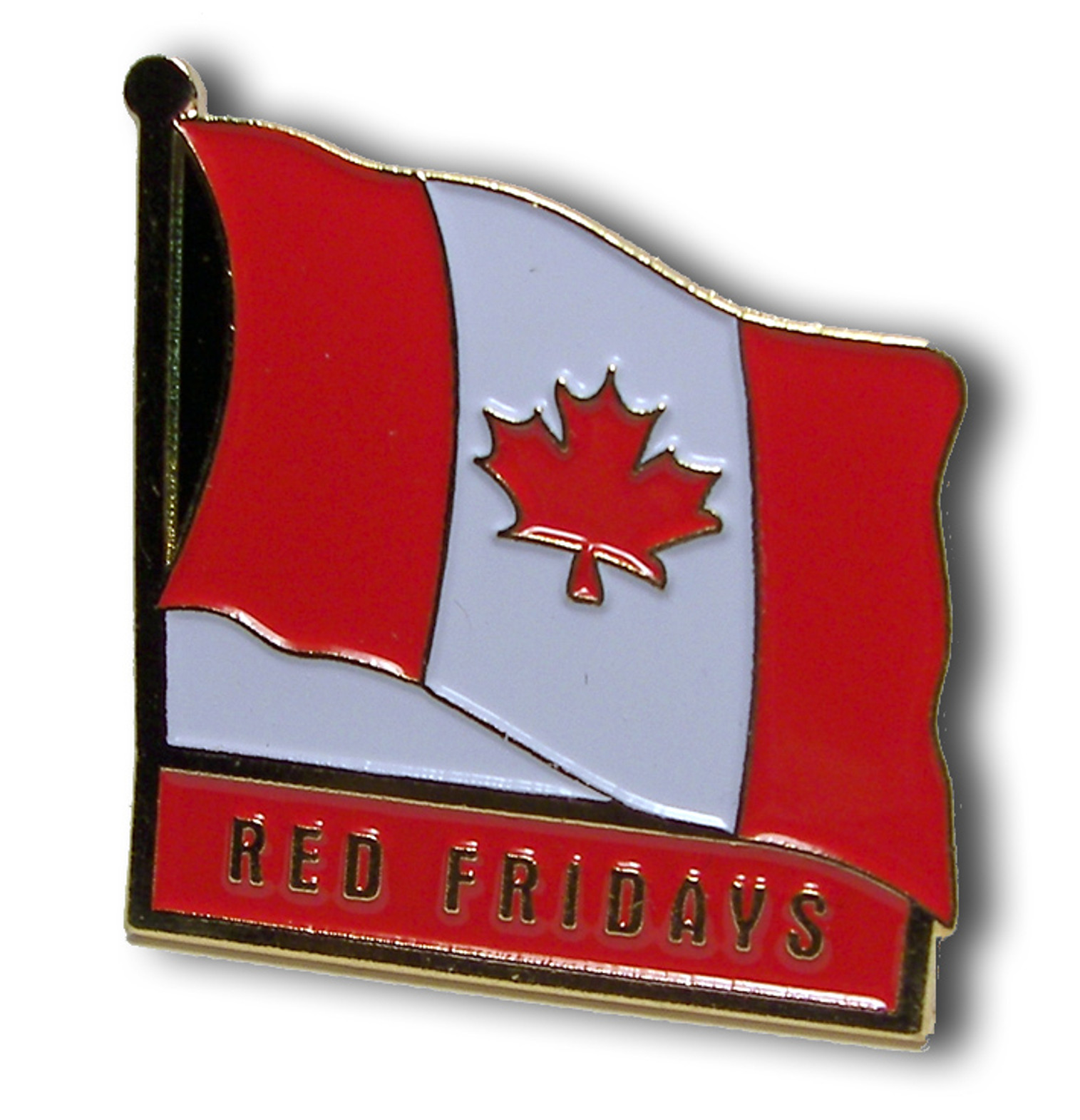 Red Fridays Canadian Flag Lapel Pin