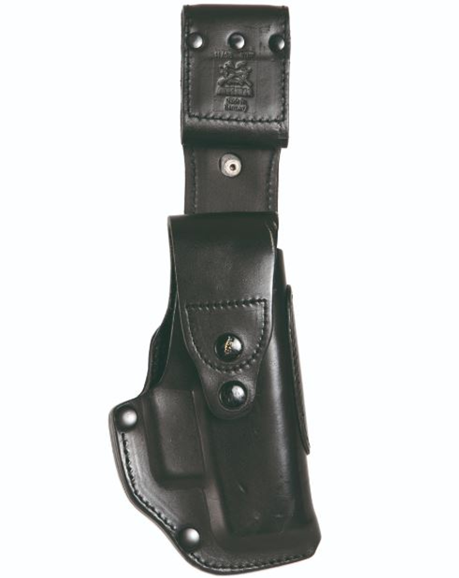 Polish P10 Black Leather Swivel Holster