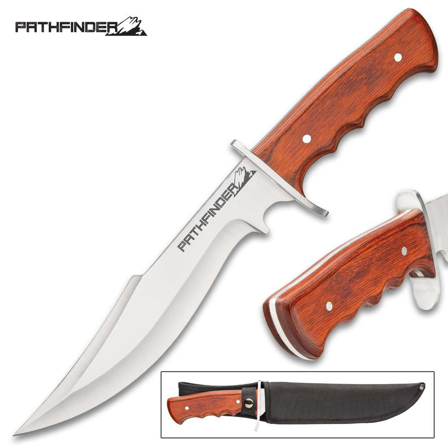 Pathfinder Fixed Blade Knife w/Sheath 