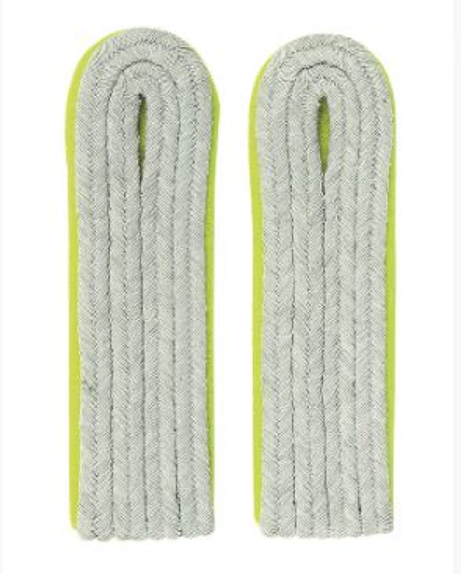 German Repro WWII Army Yellow Communications Lt. Shoulder Boards - Pair
