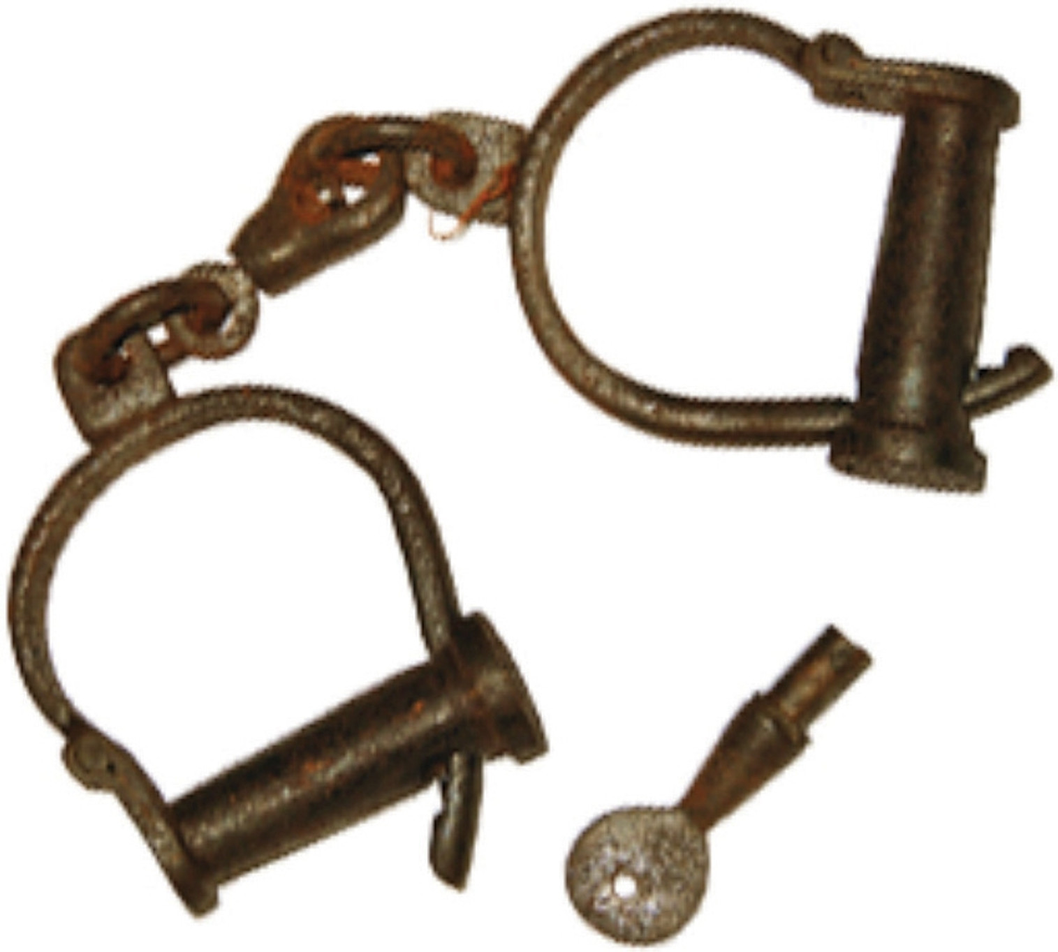 Old West Handcuffs Antiqued