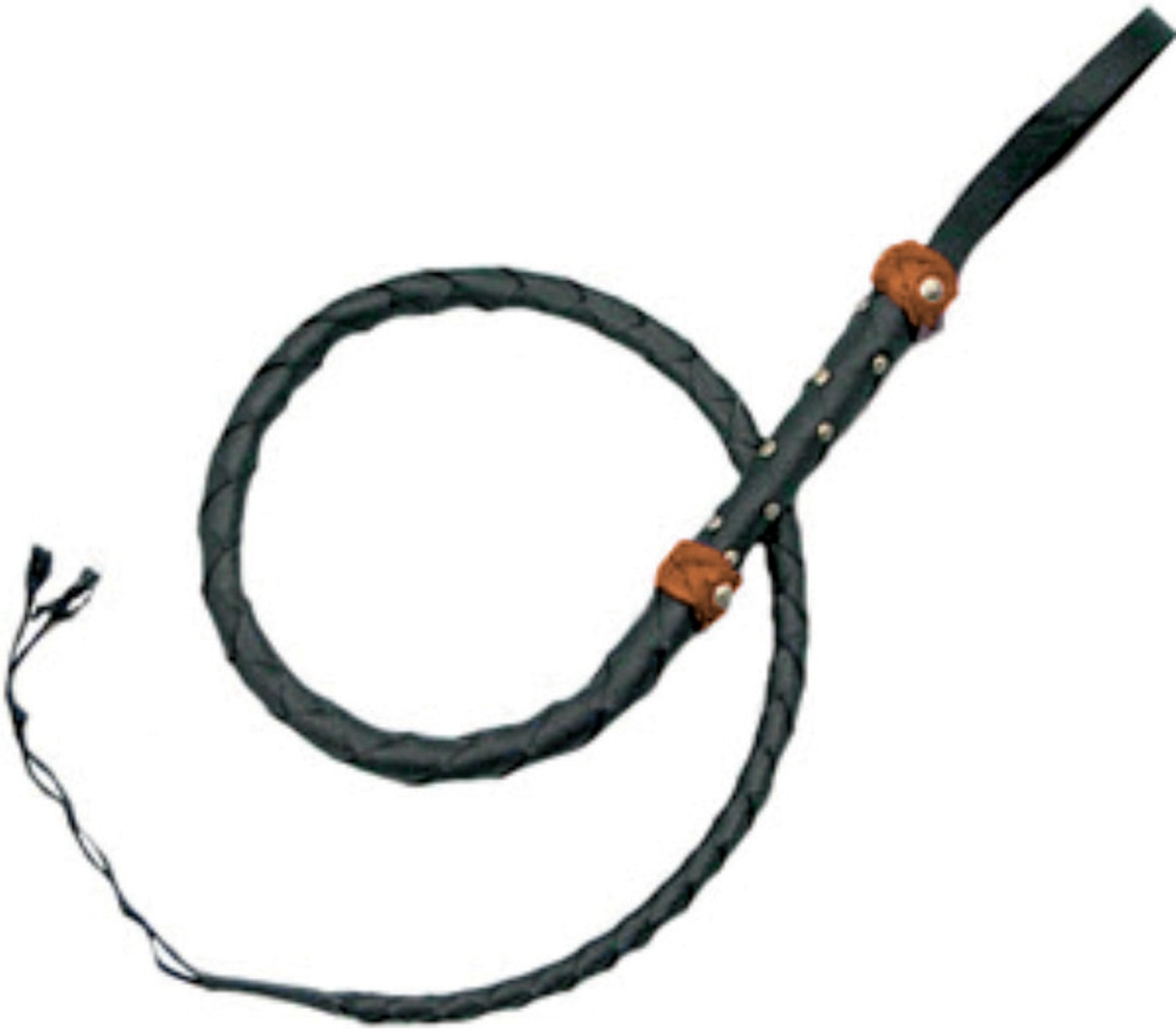 Mini Split Hide Bullwhip Black