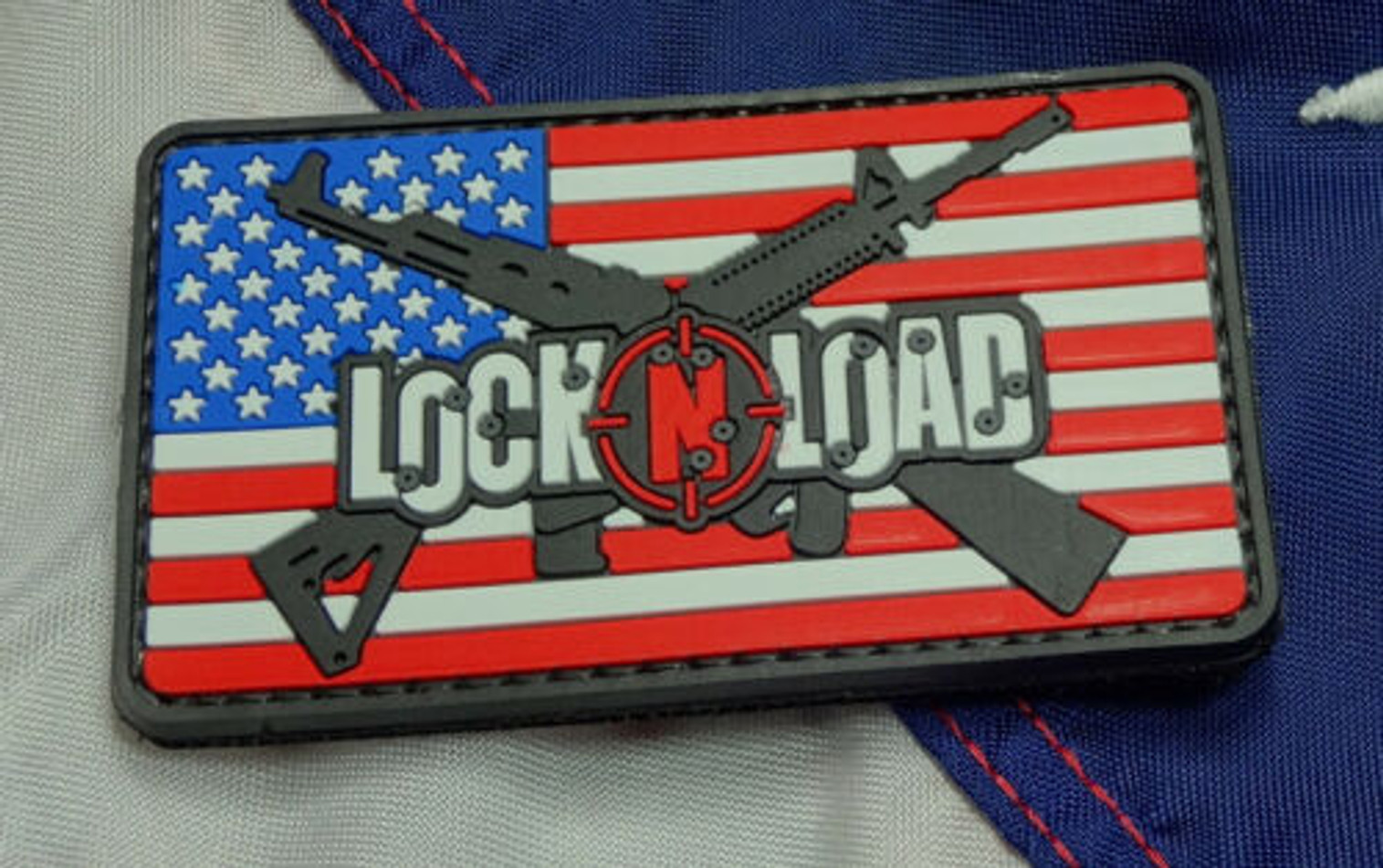 Lock And Load USA Flag PVC - Morale Patch