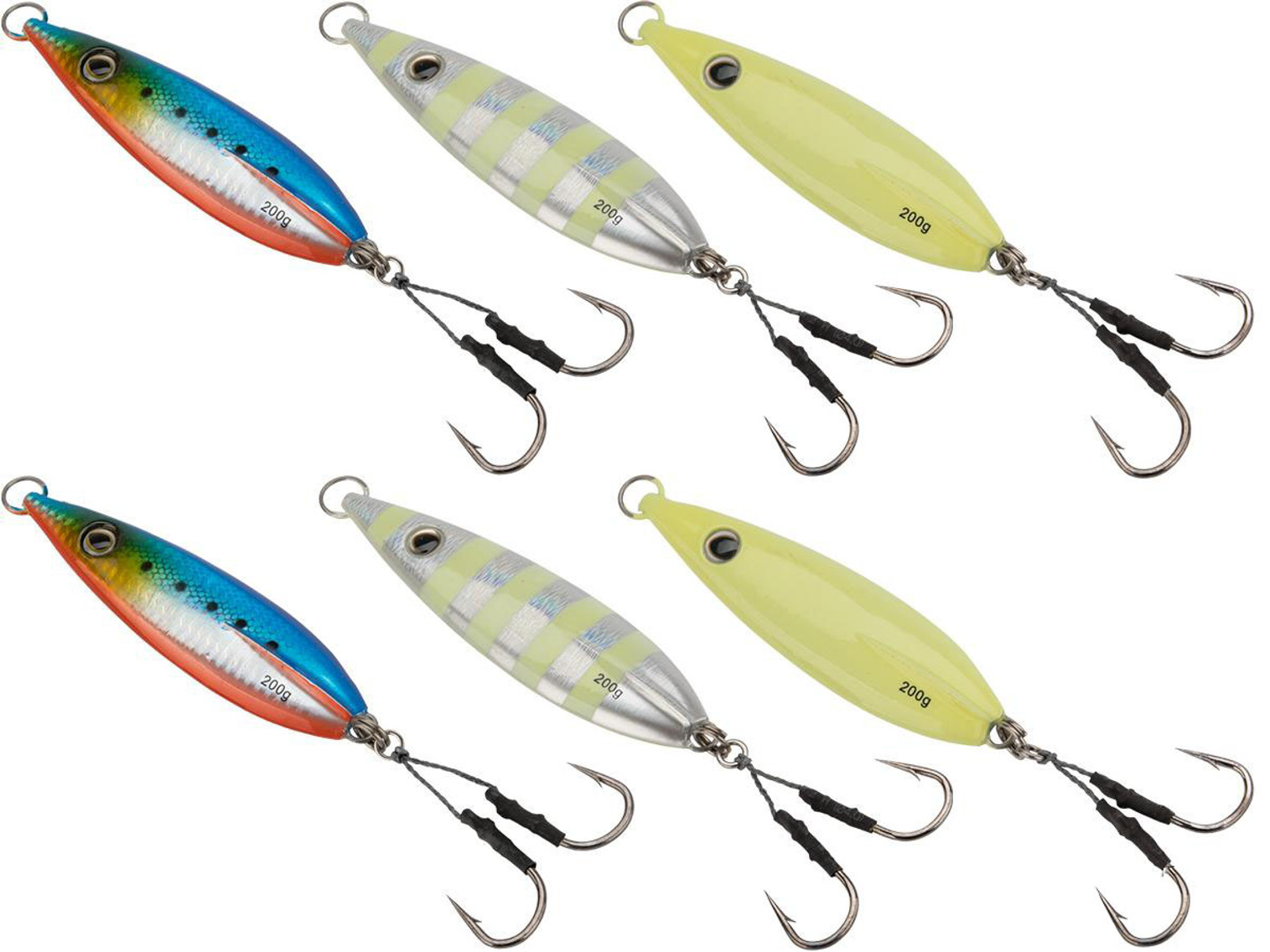 Battle Angler "Phantom-Fall" Jigging Lure Fishing Jig (Model: 200g Monster Hunter Bundle)