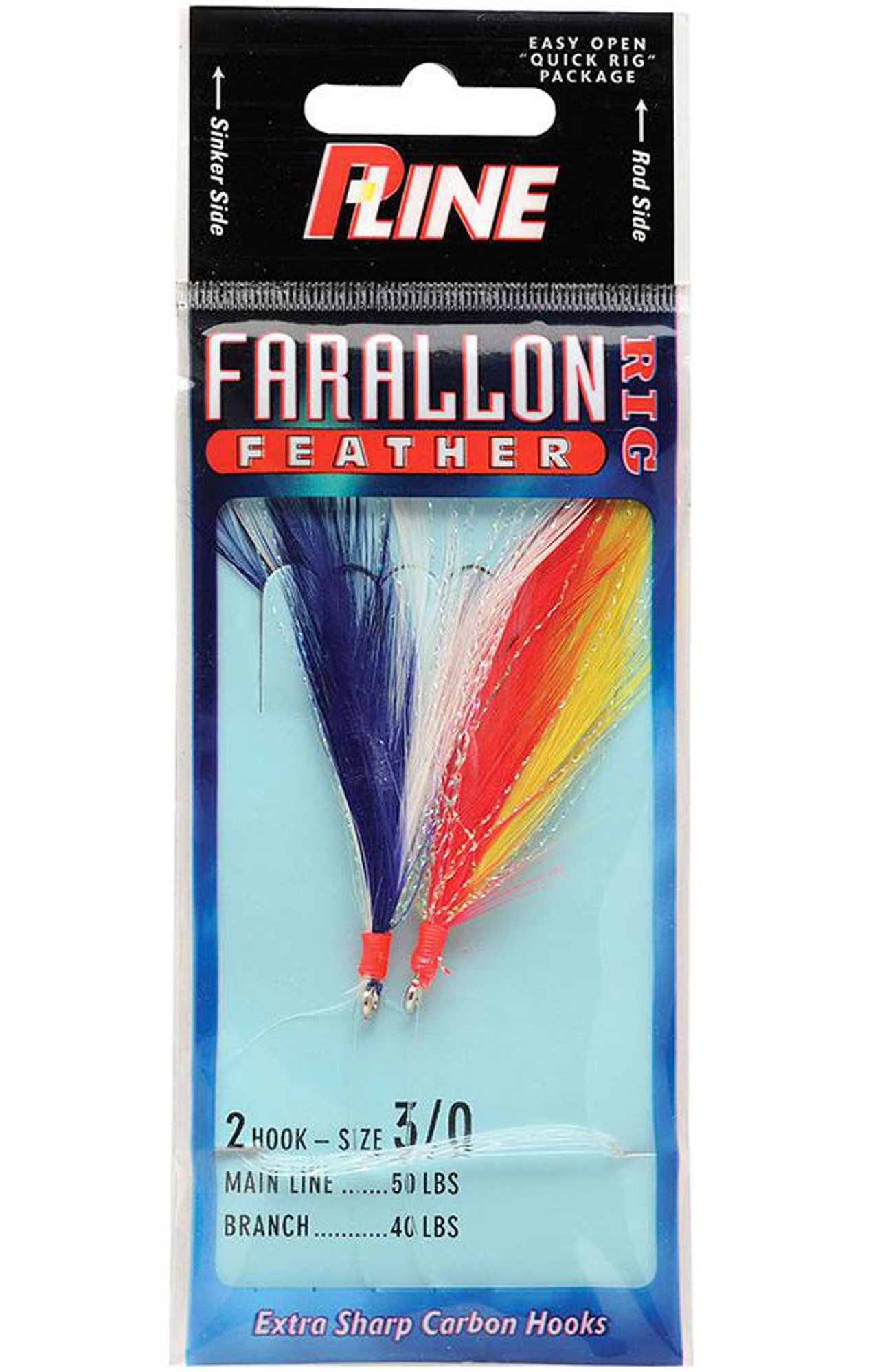 P-Line Farallon Feathers Vertical Fishing Jigs (Size: 5/0 Mix)