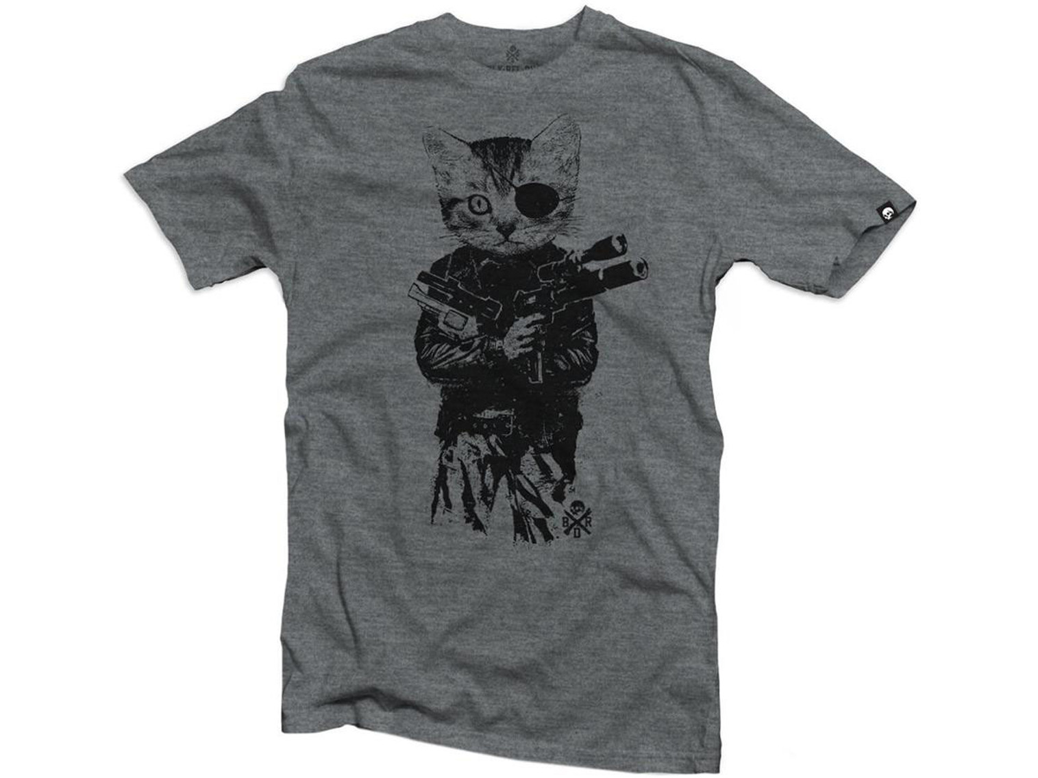 Black Rifle Division "Mr. Whiskers" Shirt (Color: Graphite Heather / X-Large)