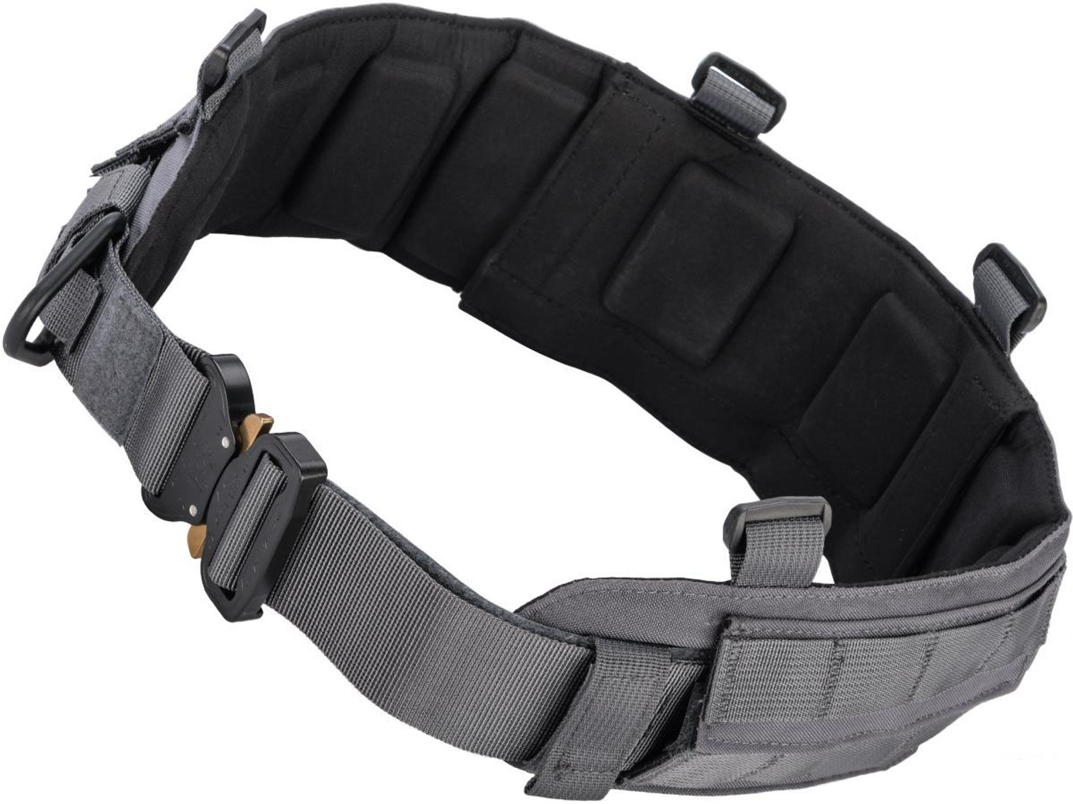 Emersongear Blue Label Padded Battle Belt w/ AustriAlpin COBRA Buckle (Color: Wolf Grey / Medium)