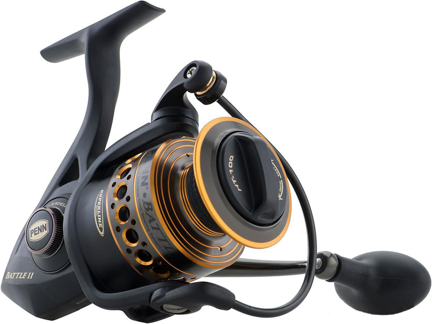 Penn Battle II Ambidextrous Reversible Spinning Fishing Reel (Model: BTLII2500)