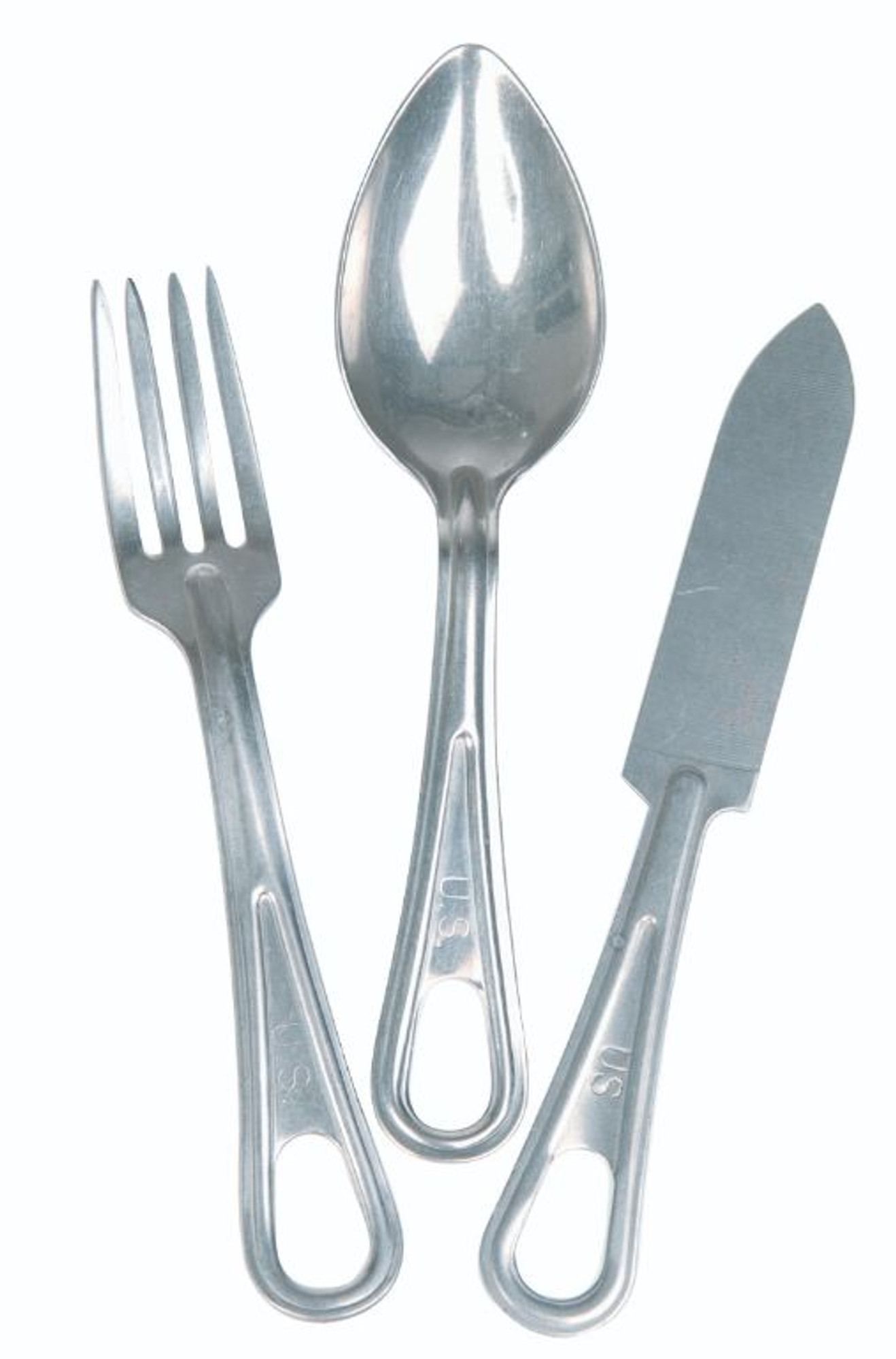 Mil-Tec (Us Style) 3-Pc. St.Steel Eating Utensil