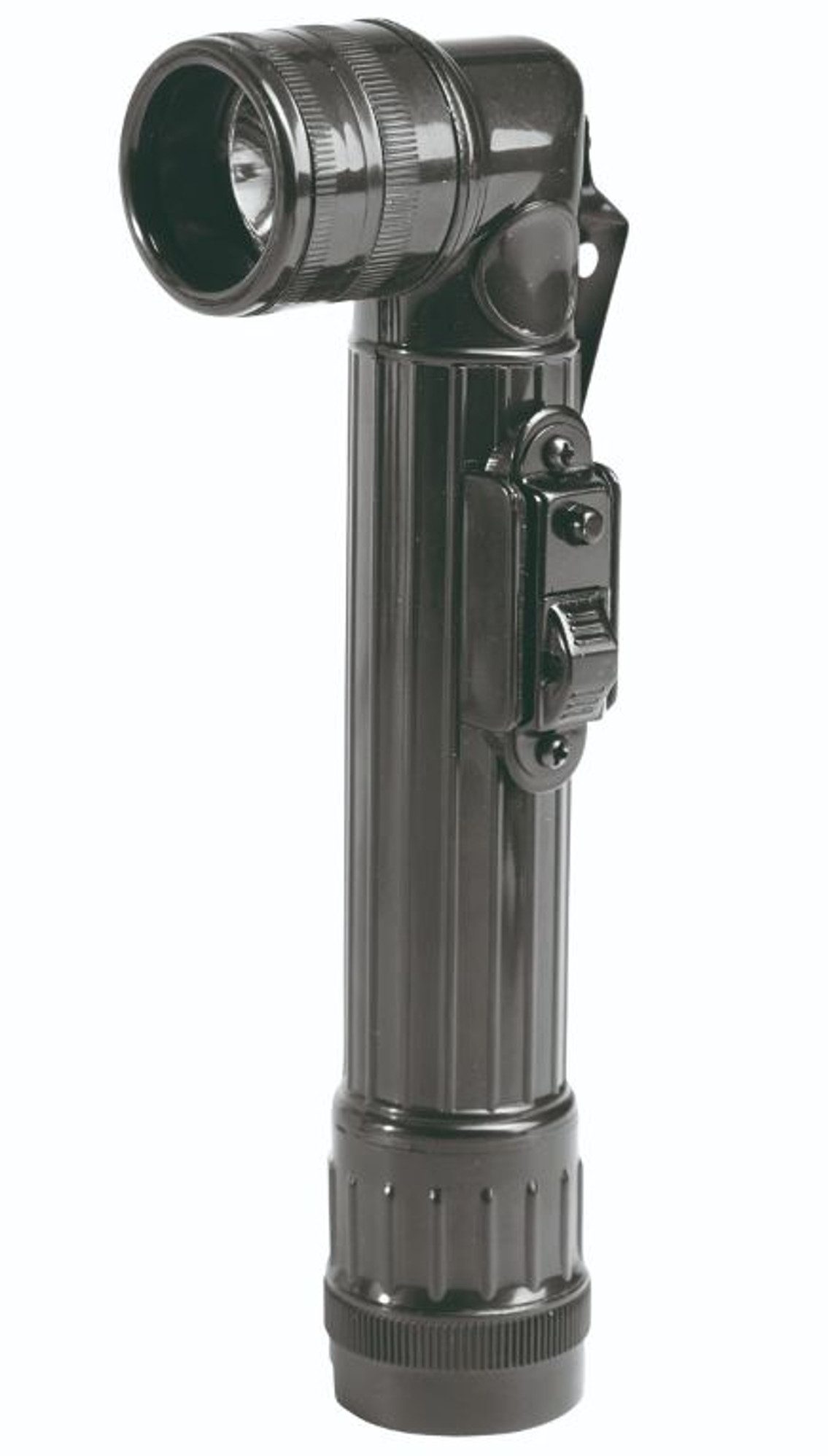 Mil-Tec Black Medium Led Anglehead Flashlight