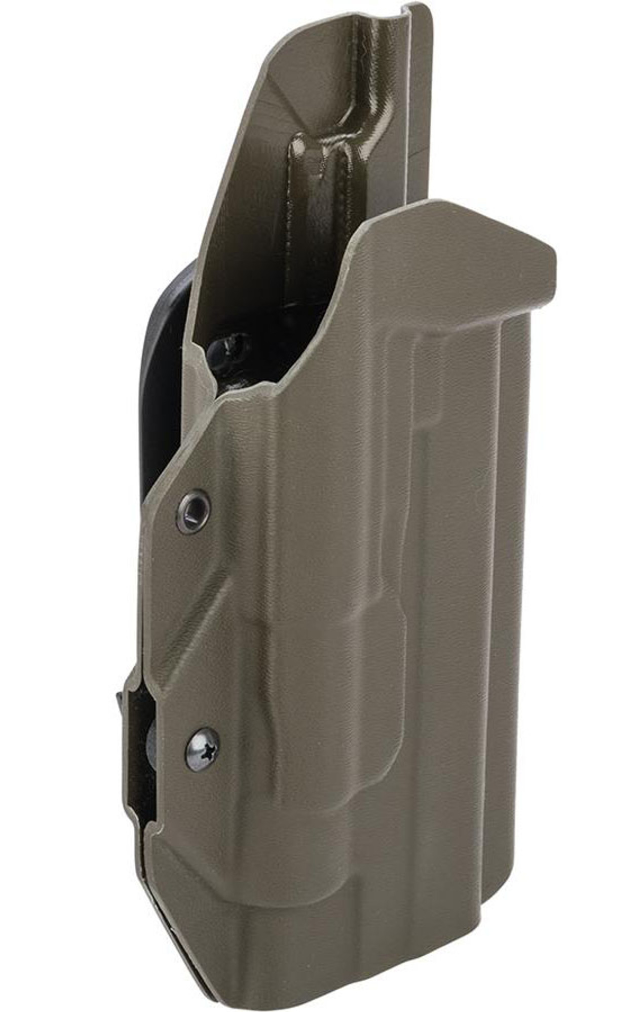 MC Kydex Airsoft Elite Series Pistol Holster for 1911 w/ TLR-1 Flashlight (Model: OD Green / Safariland 6004-16 MOLLE Mount / Right Hand)