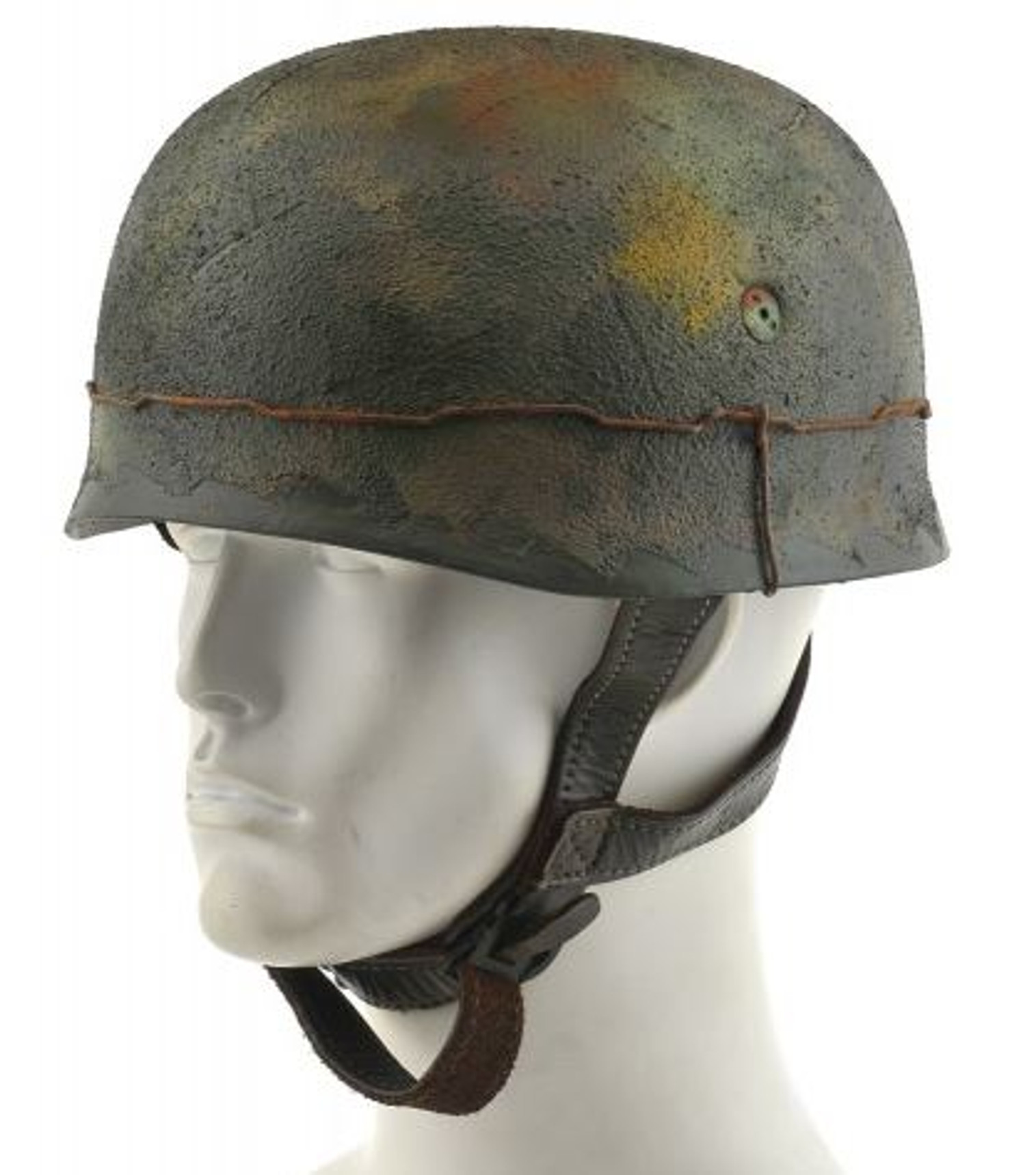 GERMAN WW2 PARATROOPER M38 FALLSCHIRMJAGER HELMET Multi color Camouflage with texture wire Normandy