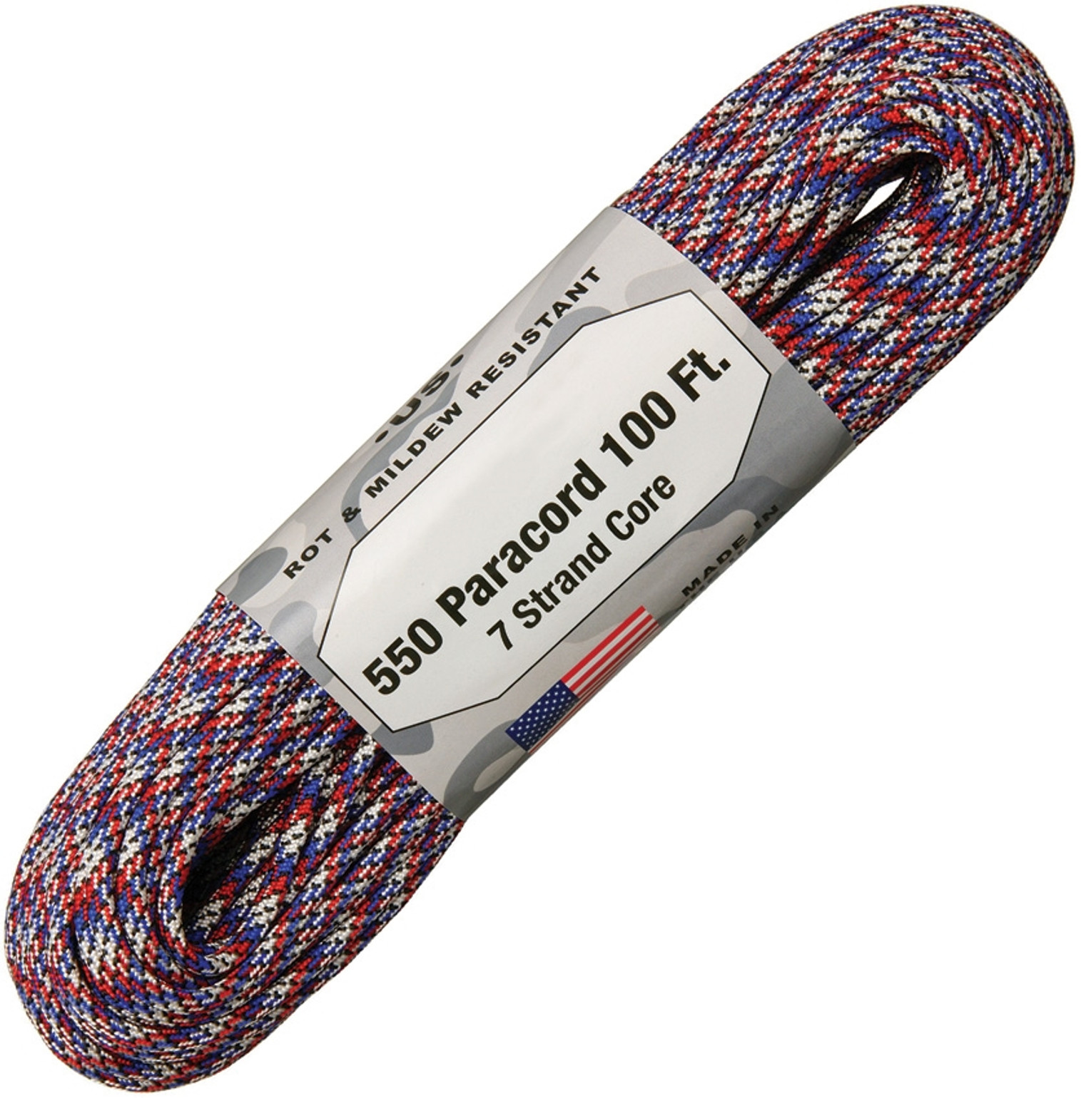 Parachute Cord Red White Boom