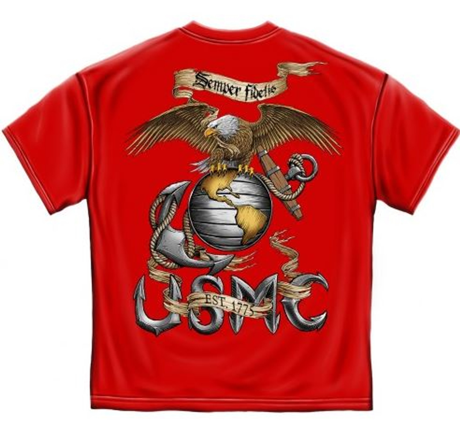 USMC "Semper Fidetis - Red" T-Shirt