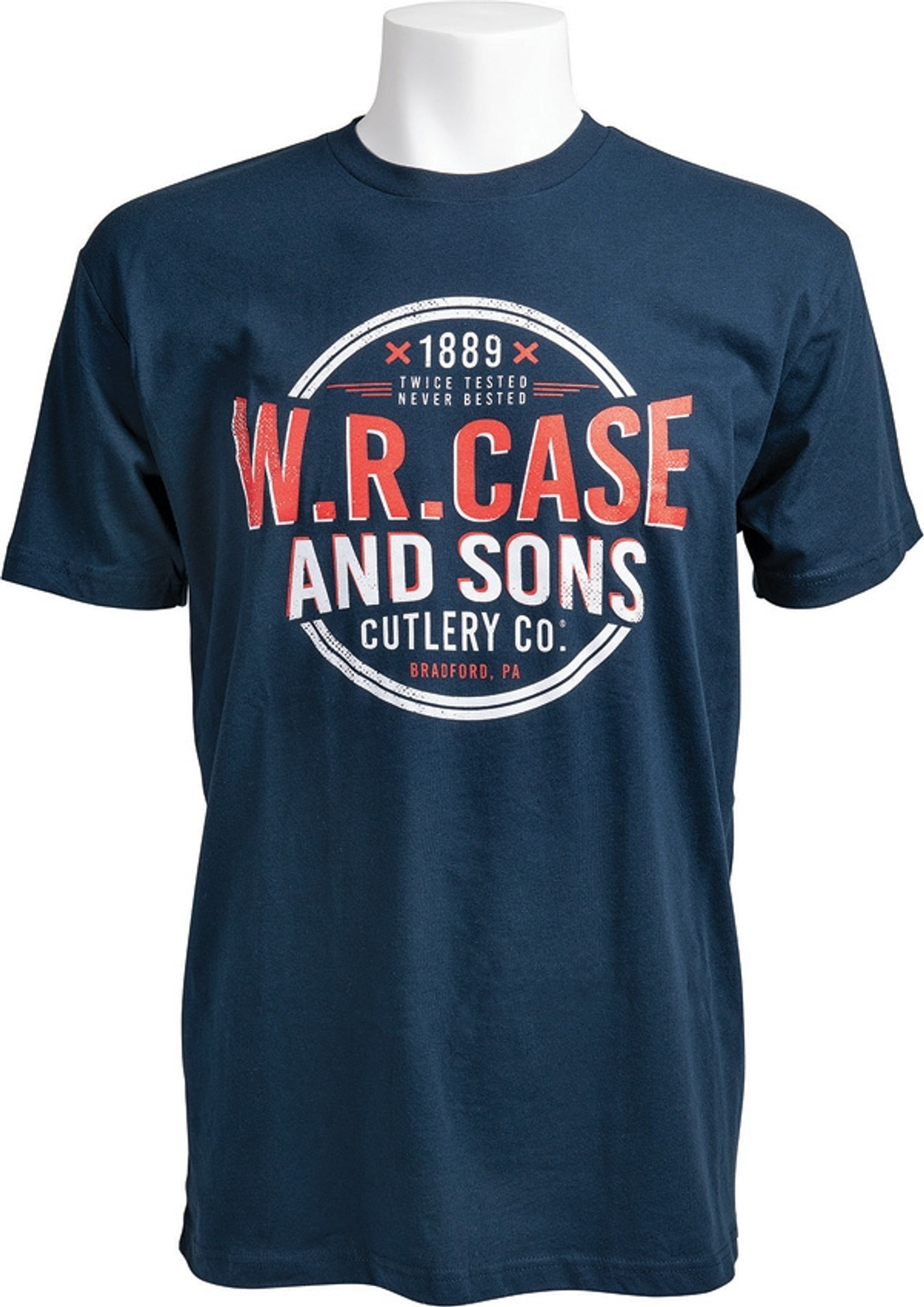 W.R. Case T-Shirt Blue Med