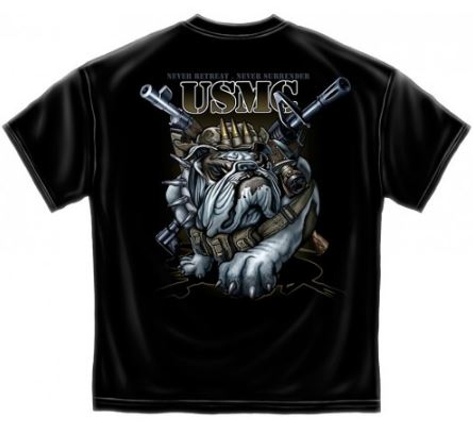 USMC "Never Retreat Never Surrender" T-Shirt