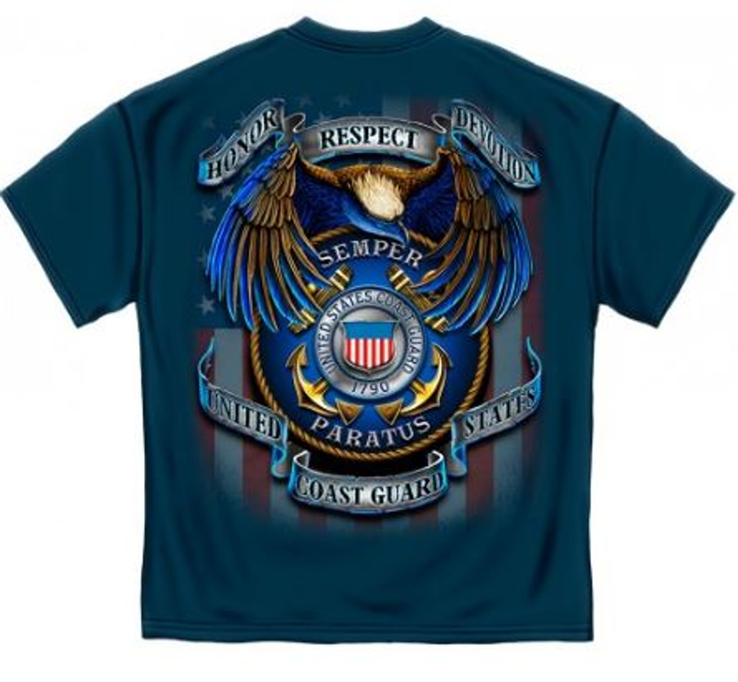 US Coast Guard "Honor Respect Devotion" T-Shirt