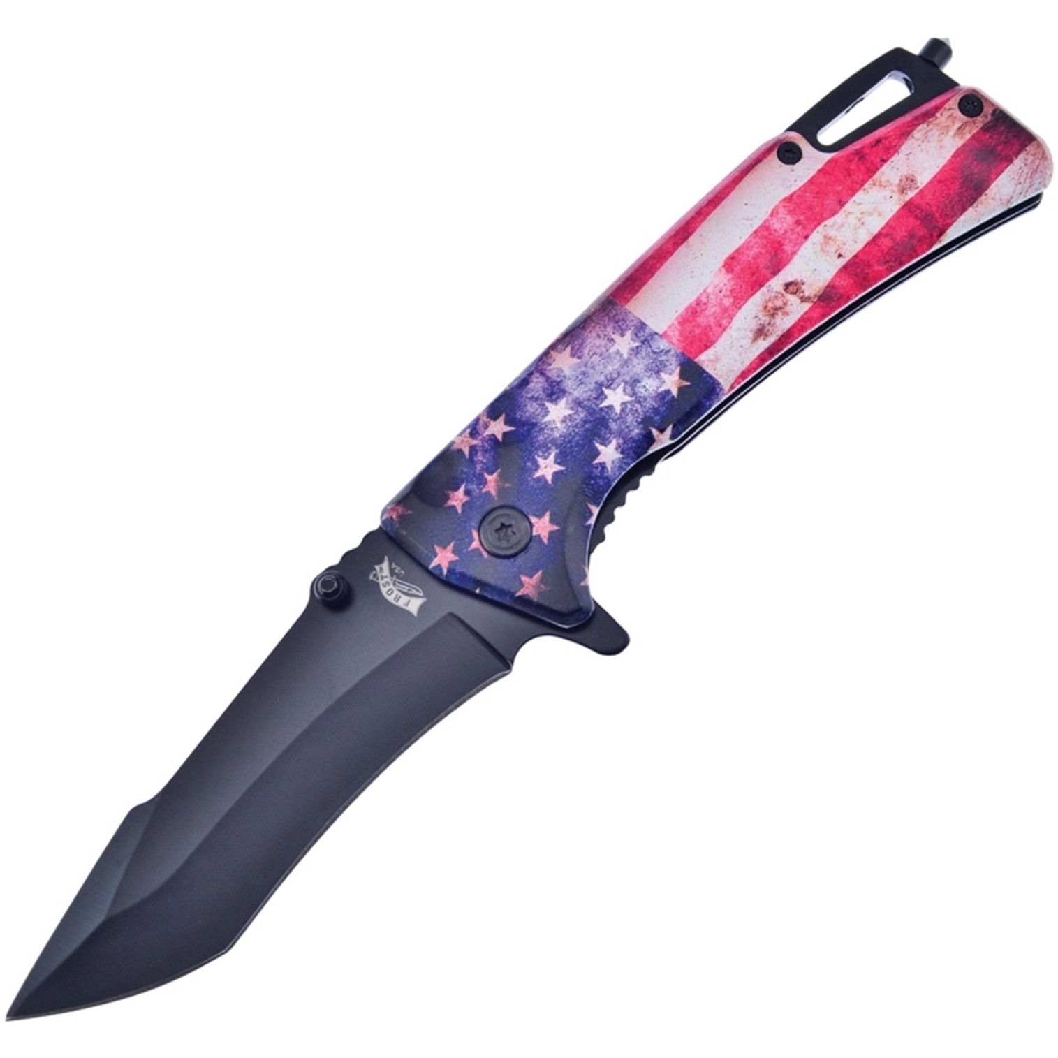 American Flag Linerlock A/O FFC83AM